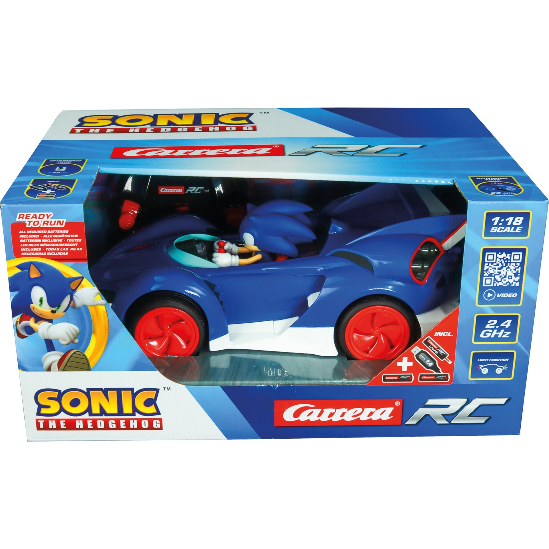 Carrera RC 2,4GHz Team Sonic Racing - Sonic, Performance Version