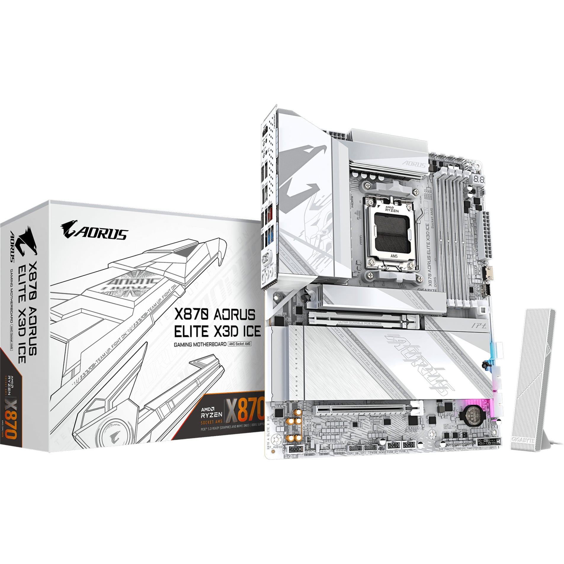 X870 AORUS ELITE X3D ICE, Mainboard