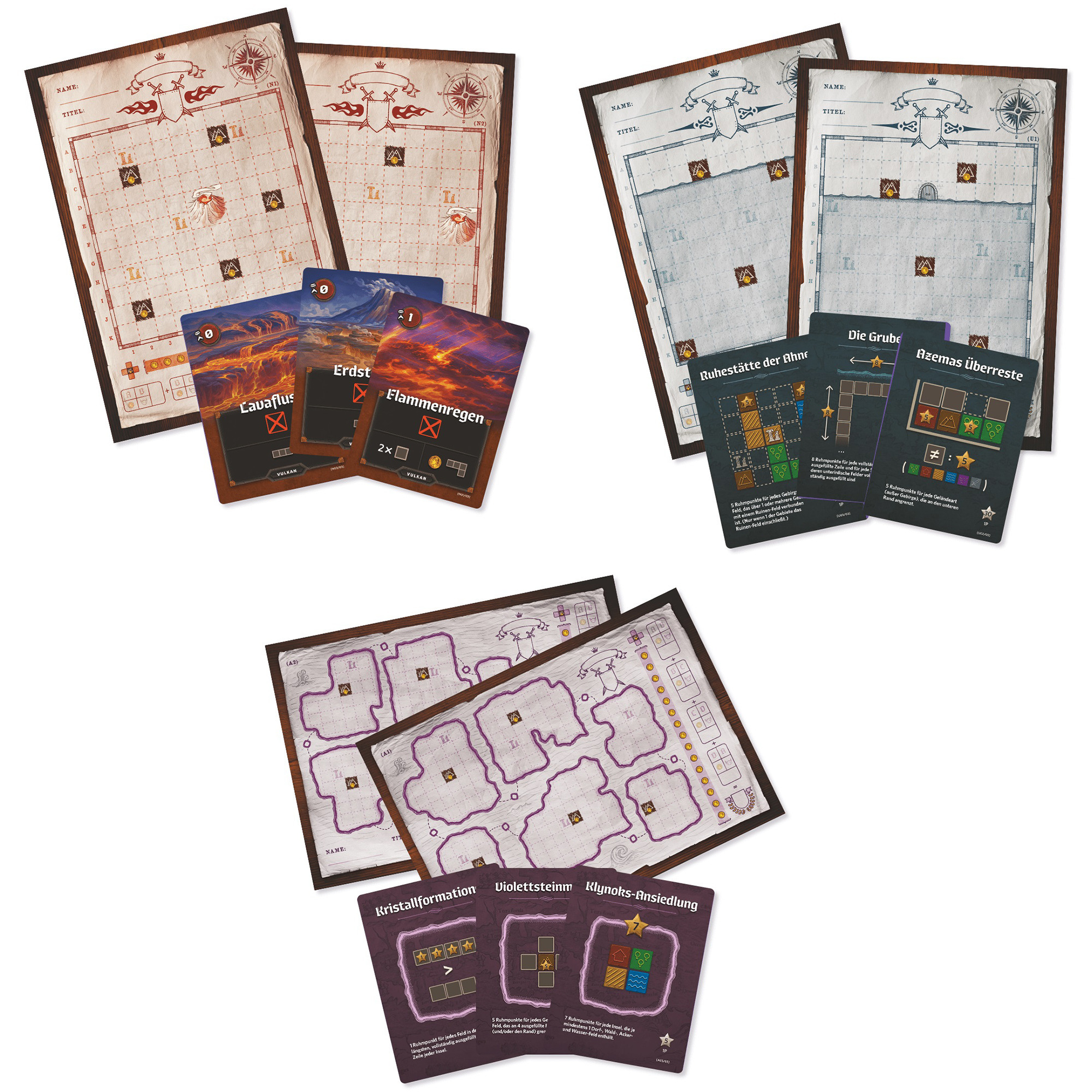 Der Kartograph & Die Kartographin: Unbekannte Lande, Gesellschaftsspiel