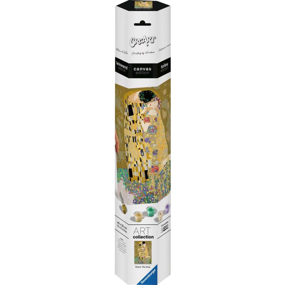 CreArt ART Collection Leinwand Edition - The Kiss (Klimt), Malen