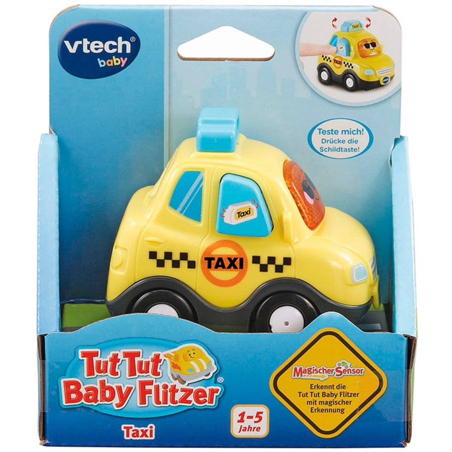 TUT TUT Baby Flitzer Spielzeugauto 4er Set - Push & Go Autos Für Kinder Ab 3 Jahren