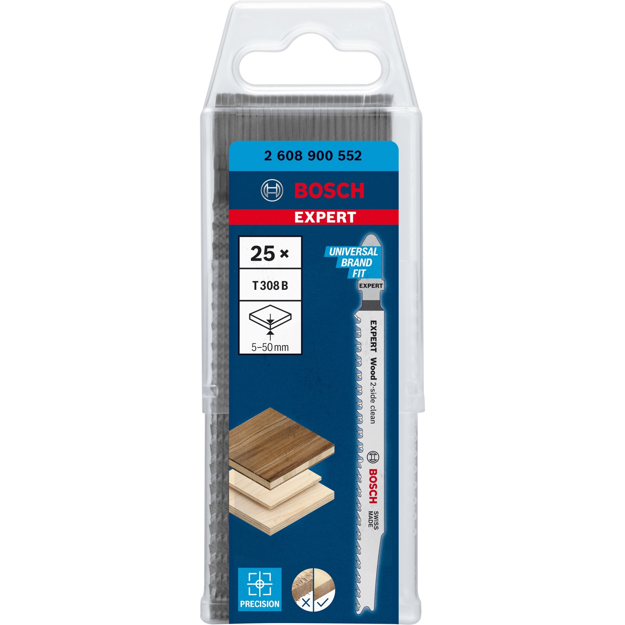 Expert Stichsägeblatt T 308 B ''Wood 2-side clean''