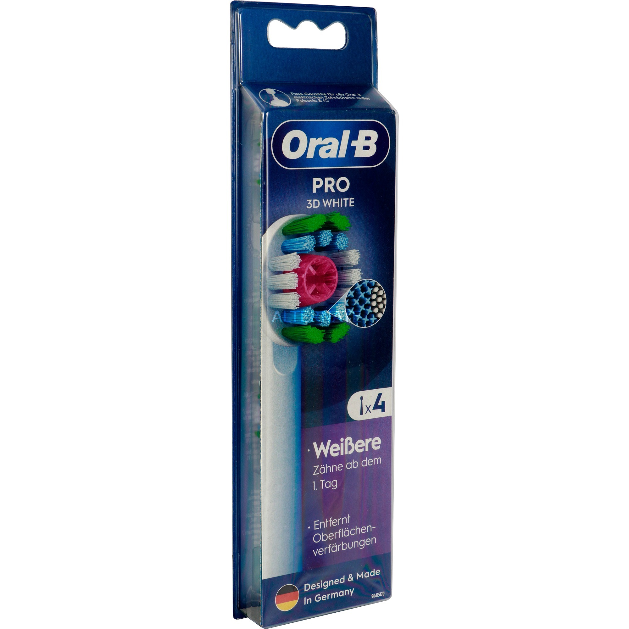 Braun Oral-B Pro 3D White Aufsteckbürsten 4er | 08006540860960 Braun Oral-B Pro 3D White Aufsteckbürsten 4er | 08006540860960