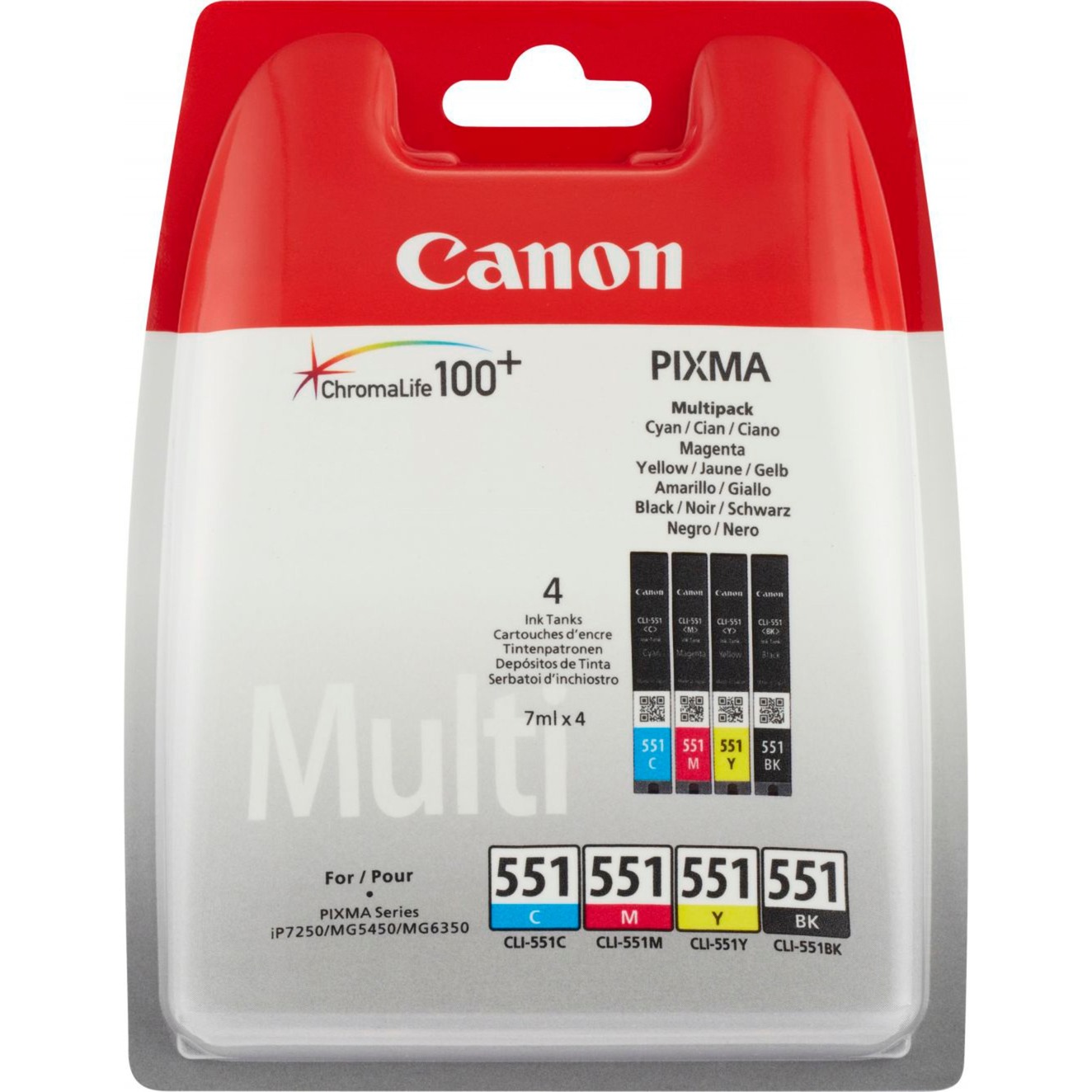 Canon Tinte Multipack CLI-551 | 08714574679242 Canon Tinte Multipack CLI-551 | 08714574679242