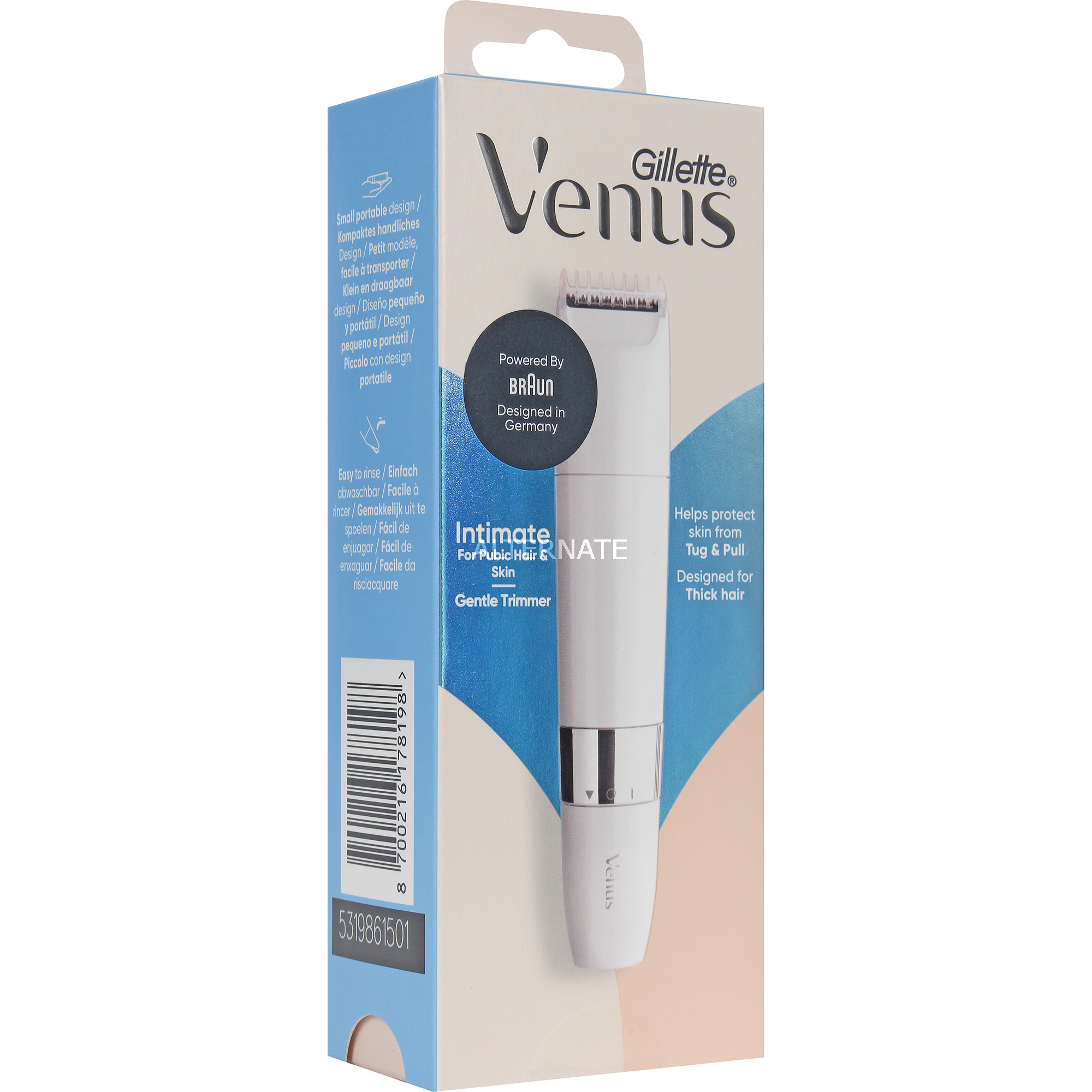 Venus Gentle Trimmer für den Intimbereich, Rasierer