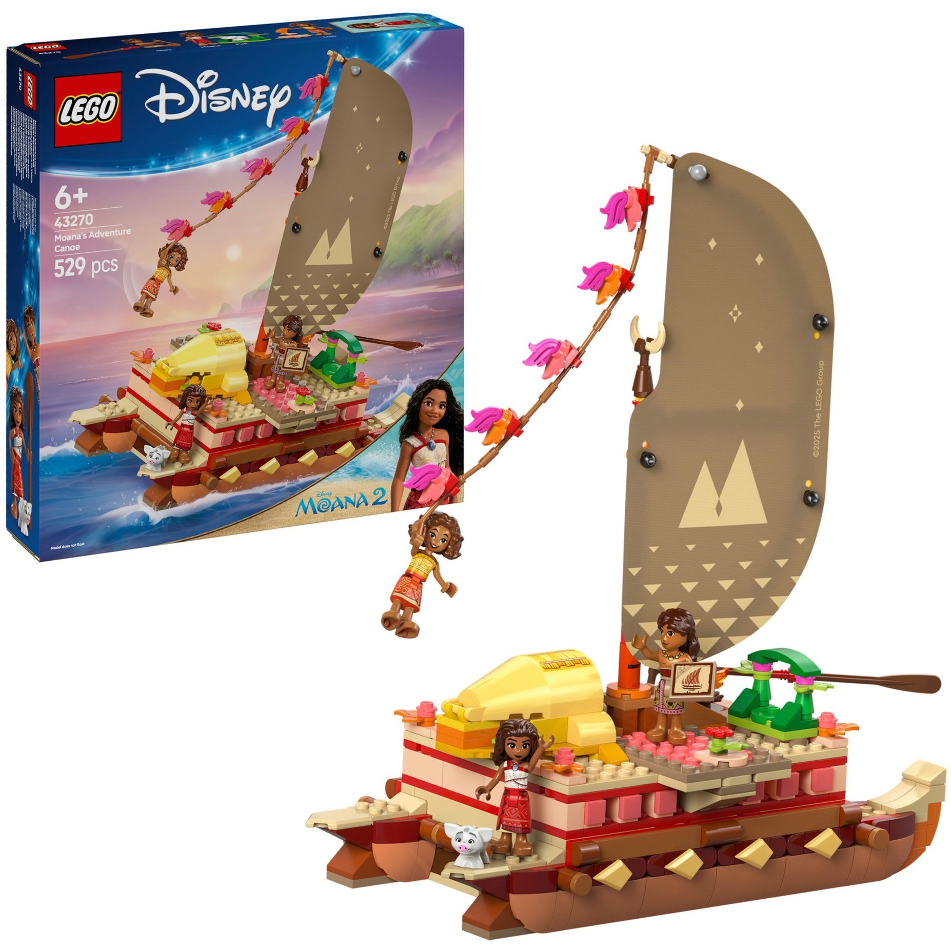 43270 Disney Princess Vaianas Abenteuerfloß, Konstruktionsspielzeug