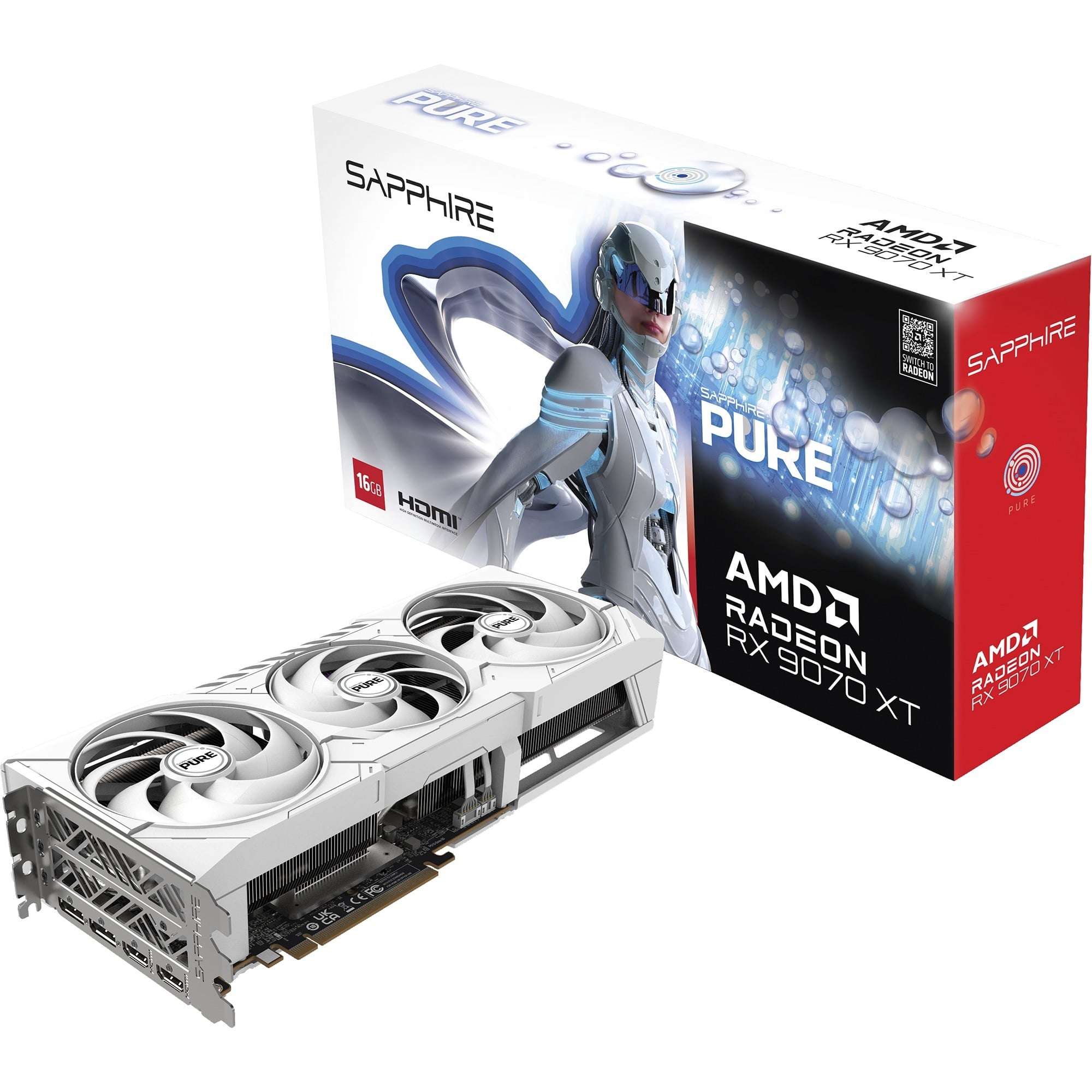 Radeon RX 9070 XT Pure, Grafikkarte