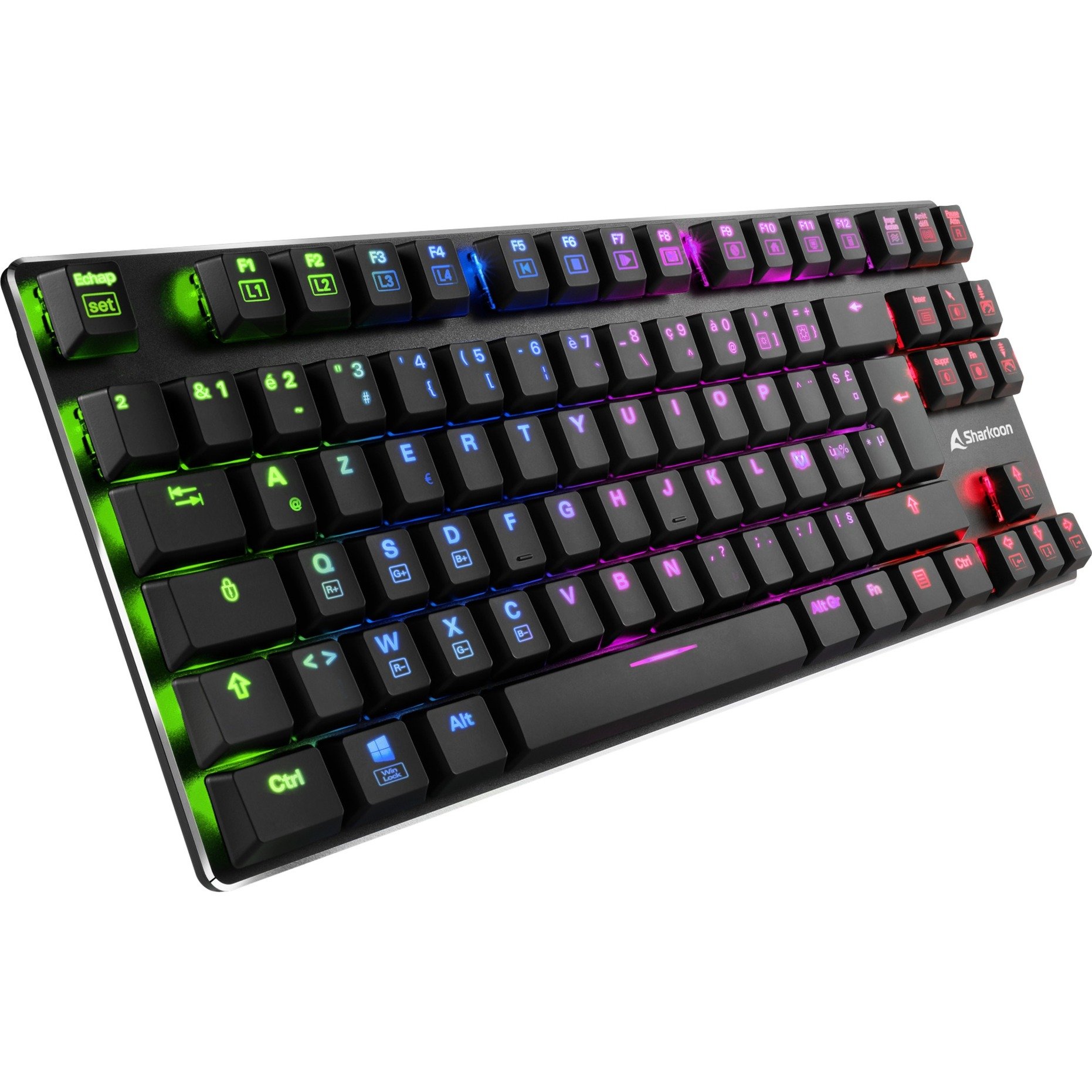 Sharkoon PureWriter TKL RGB, Gaming-Tastatur | 04044951027910 Sharkoon PureWriter TKL RGB, Gaming-Tastatur | 04044951027910