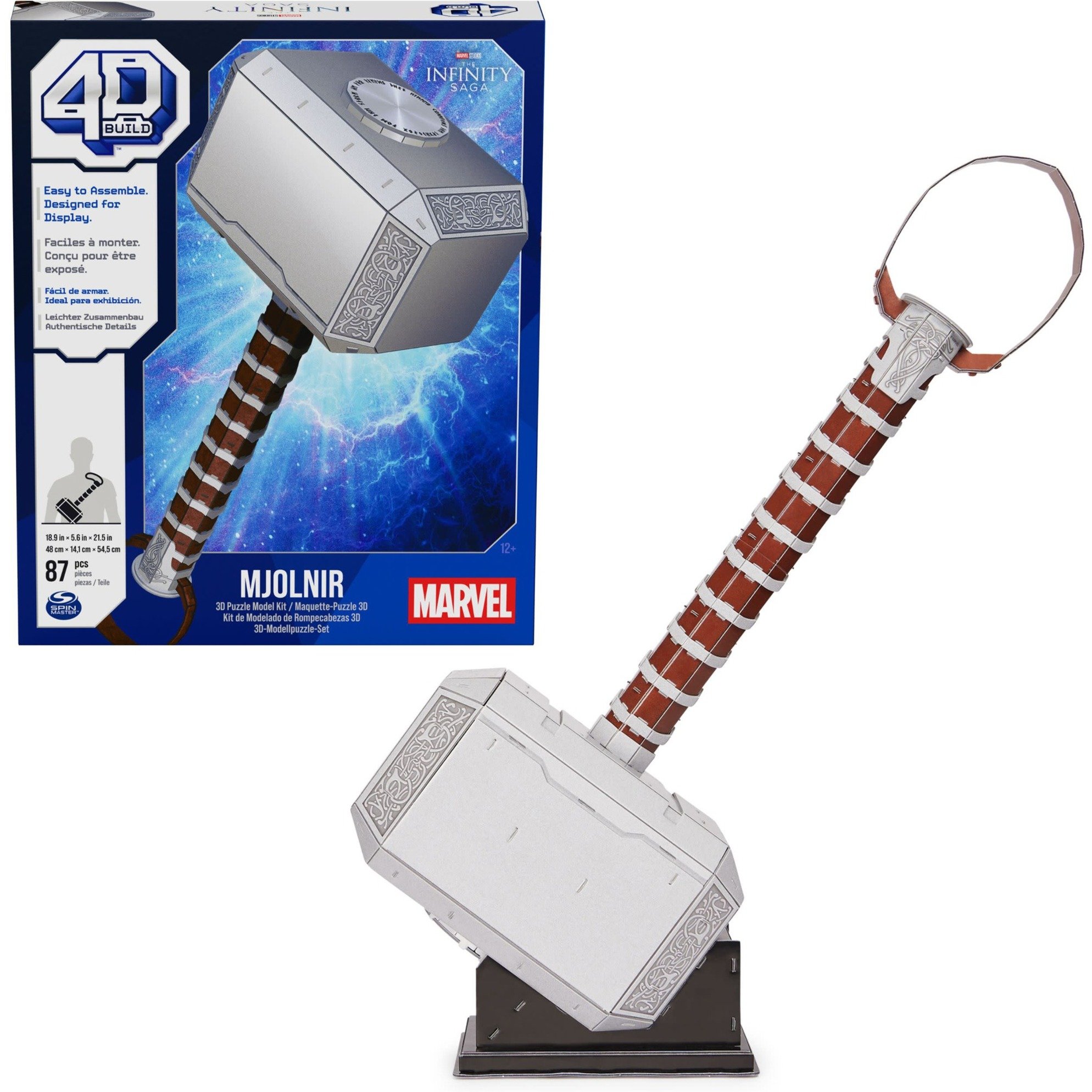 Spin Master 4D Build – Marvel Thor´s Hammer, Modellbau | 00681147013506 Spin Master 4D Build – Marvel Thor´s Hammer, Modellbau | 00681147013506