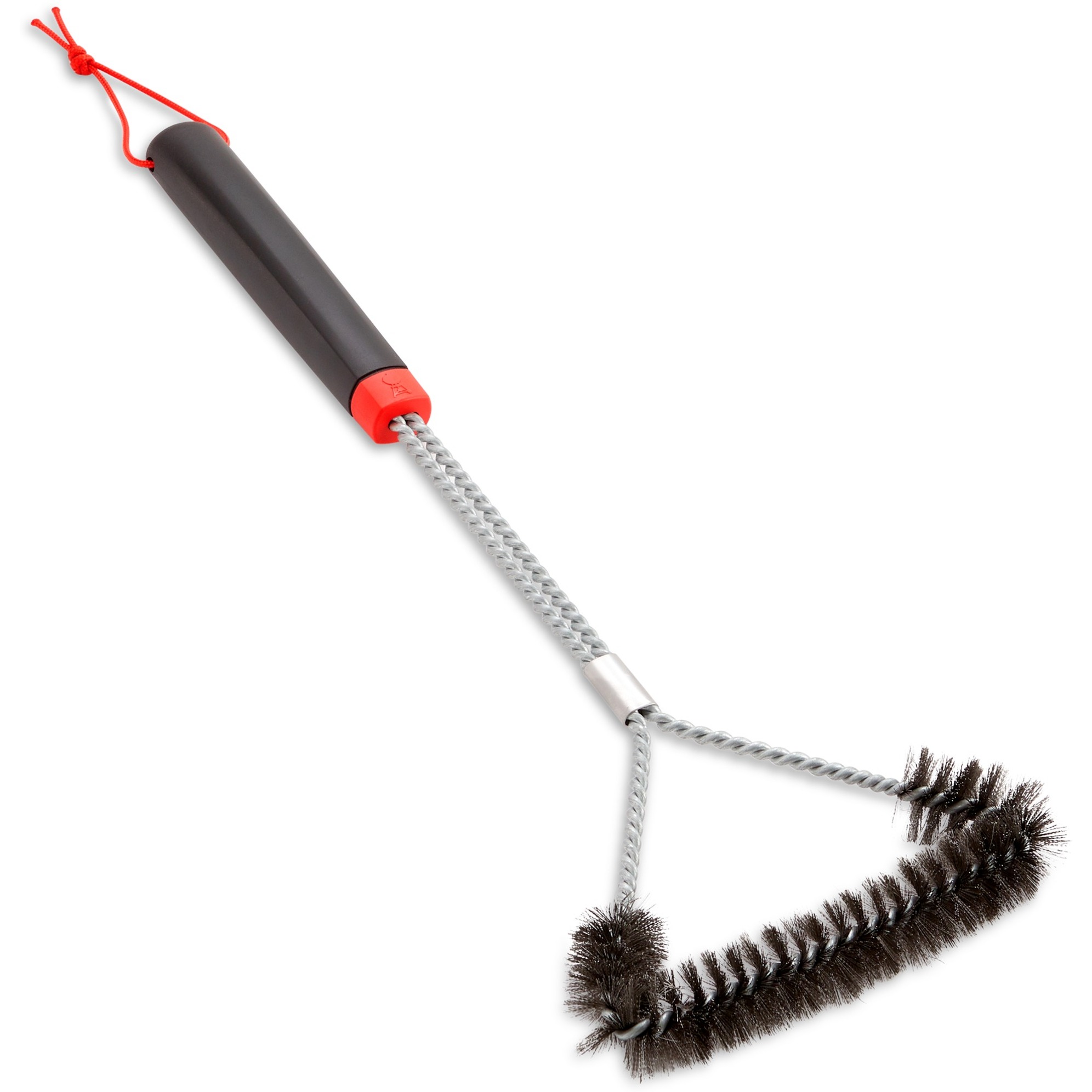 Dreiseitige Grillbürste 6278, mit Edelstahlborsten, 46cm, Grill-Reinigungsbürste