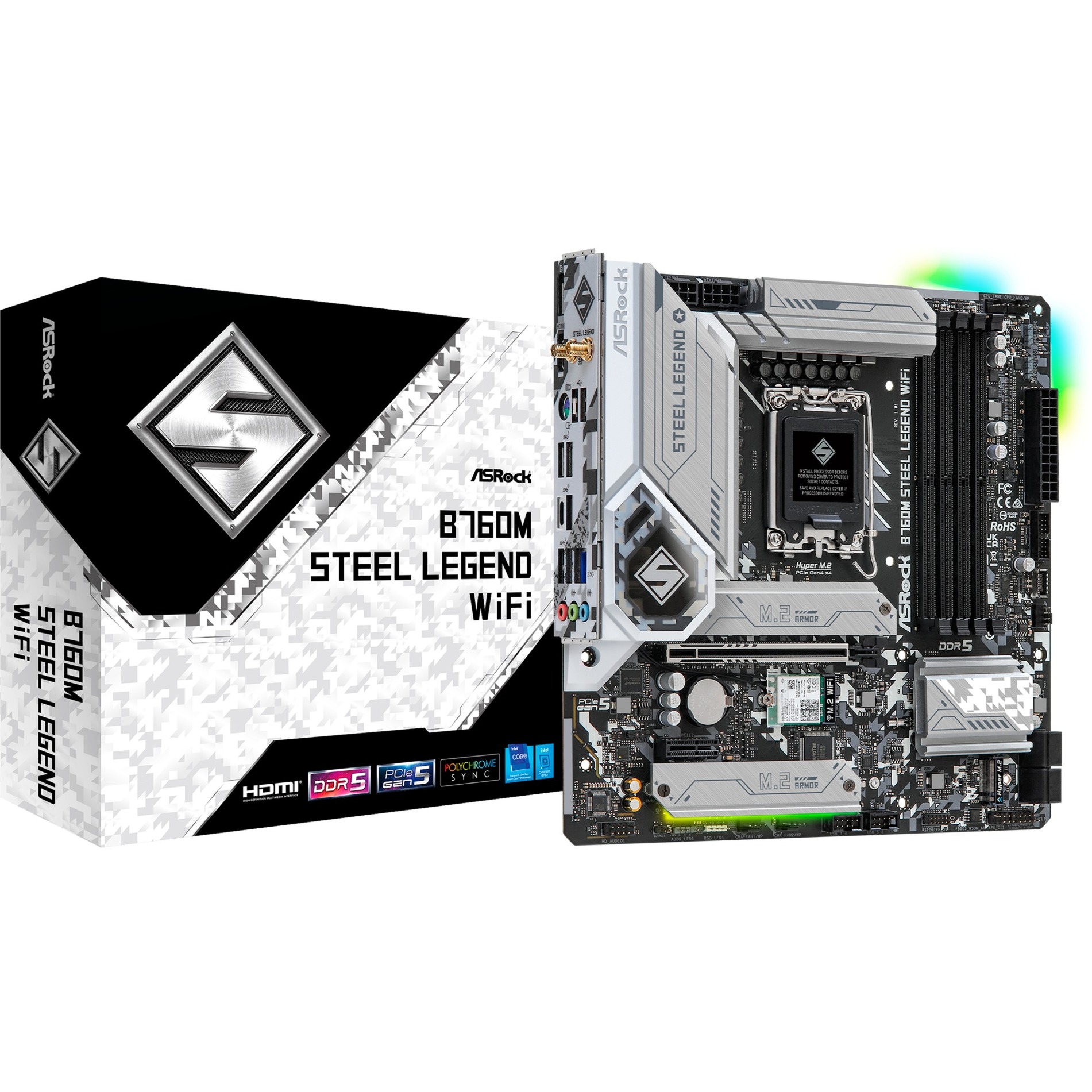 B760M Steel Legend WiFi, Mainboard