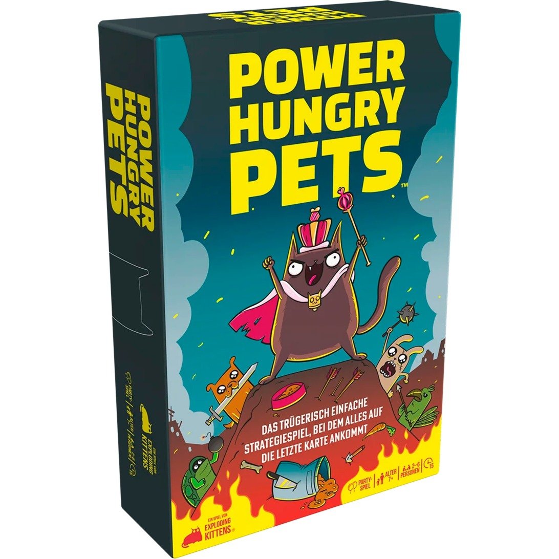 Asmodee Power Hungry Pets, Kartenspiel | 00810083046129 Asmodee Power Hungry Pets, Kartenspiel | 00810083046129