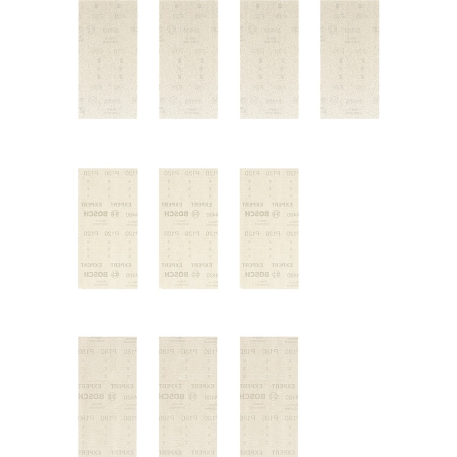 Expert M480 Netzstruktur-Schleifblatt-Set 93 x 186mm, K80 / 120 / 180