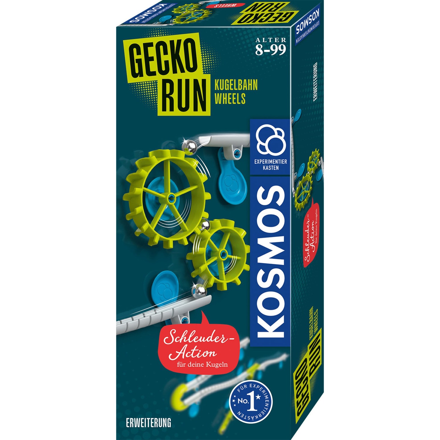 Kosmos Gecko Run – Wheels-Erweiterung, Kugelbahn | 04002051621315 Kosmos Gecko Run – Wheels-Erweiterung, Kugelbahn | 04002051621315