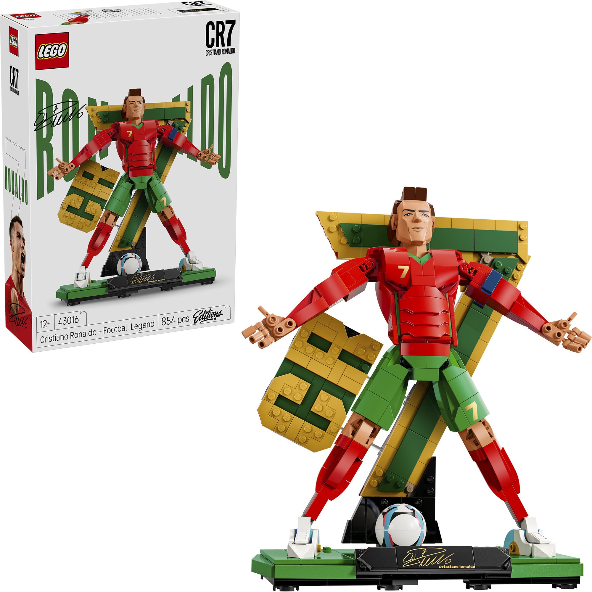 43016 Editions Cristiano Ronaldo - Fußballlegende, Konstruktionsspielzeug