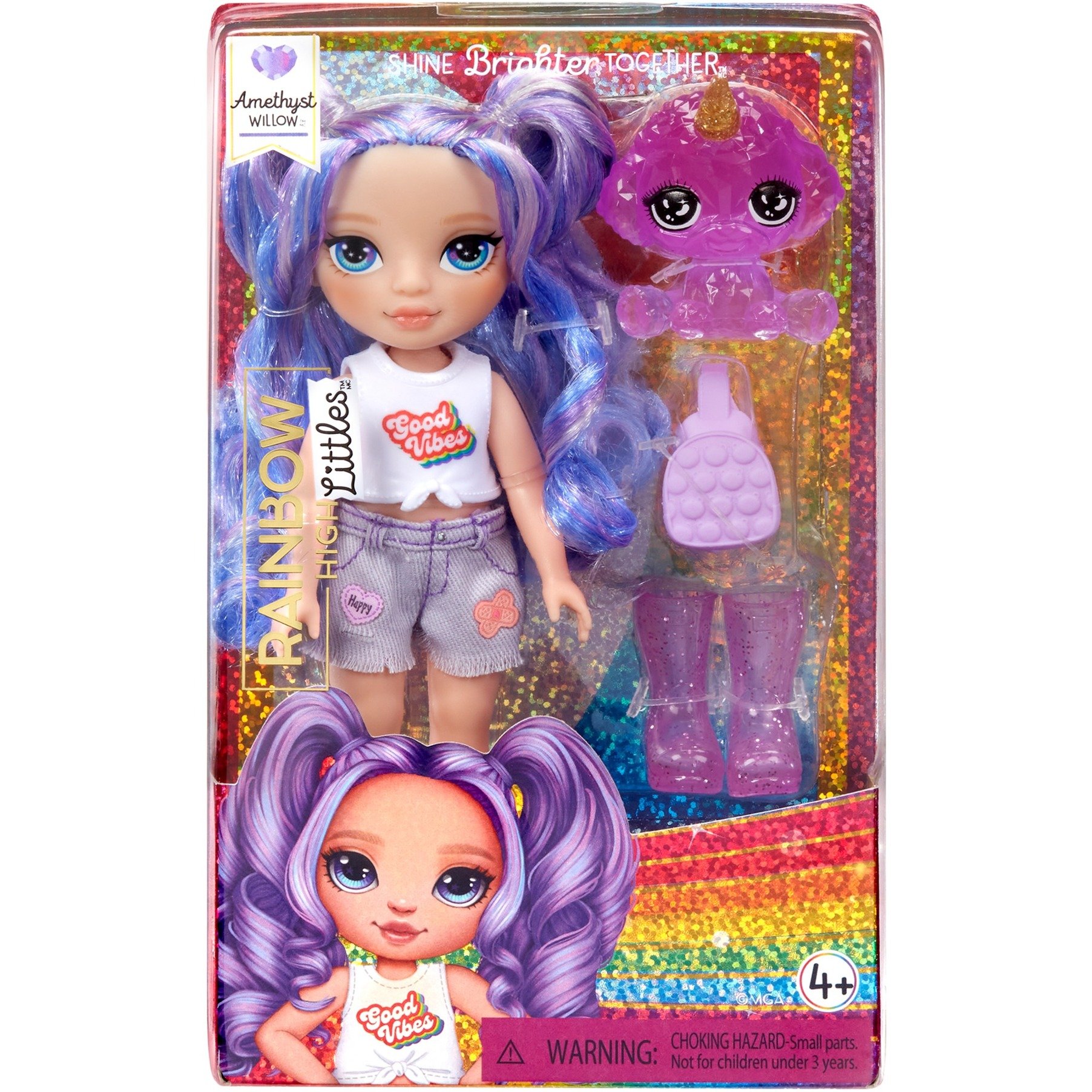 MGA Entertainment Rainbow High Littles – Amethyst (Purple), Puppe | 00035051531234