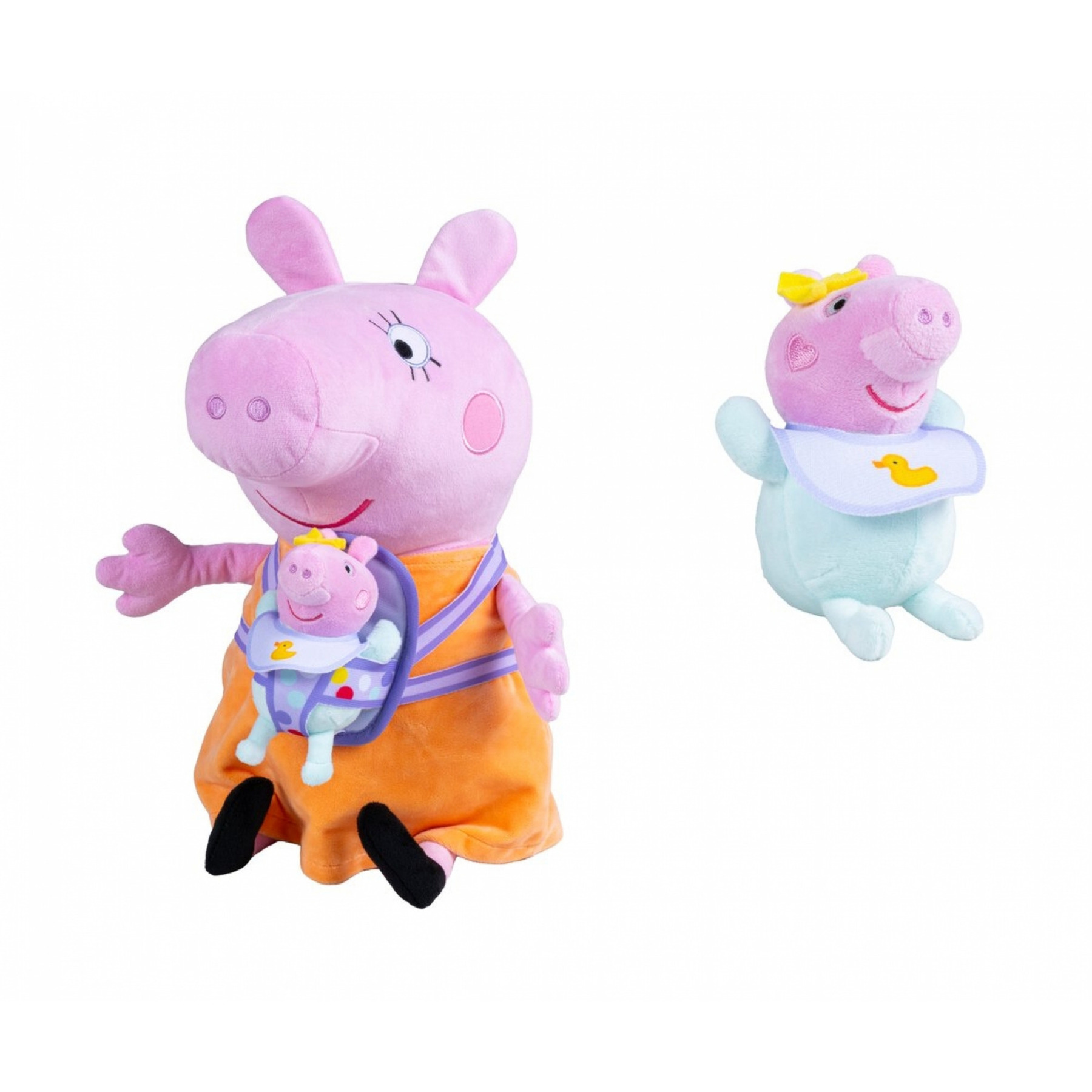 Peppa Pig - Mama Wutz mit Evie, Kuscheltier