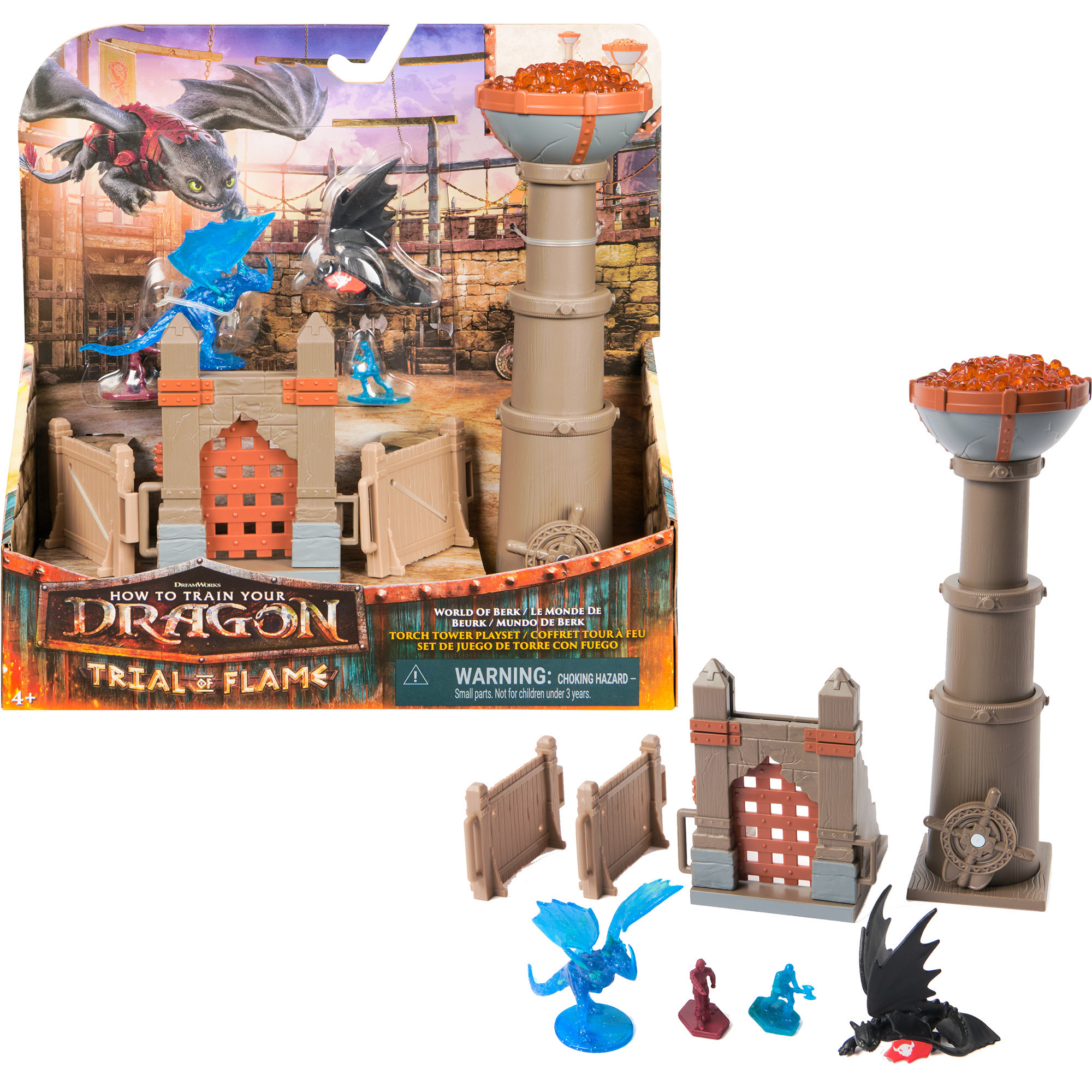 Drachenzähmen leicht gemacht - Drachen-Arena: Fackelturm-Spielset, Spielgebäude