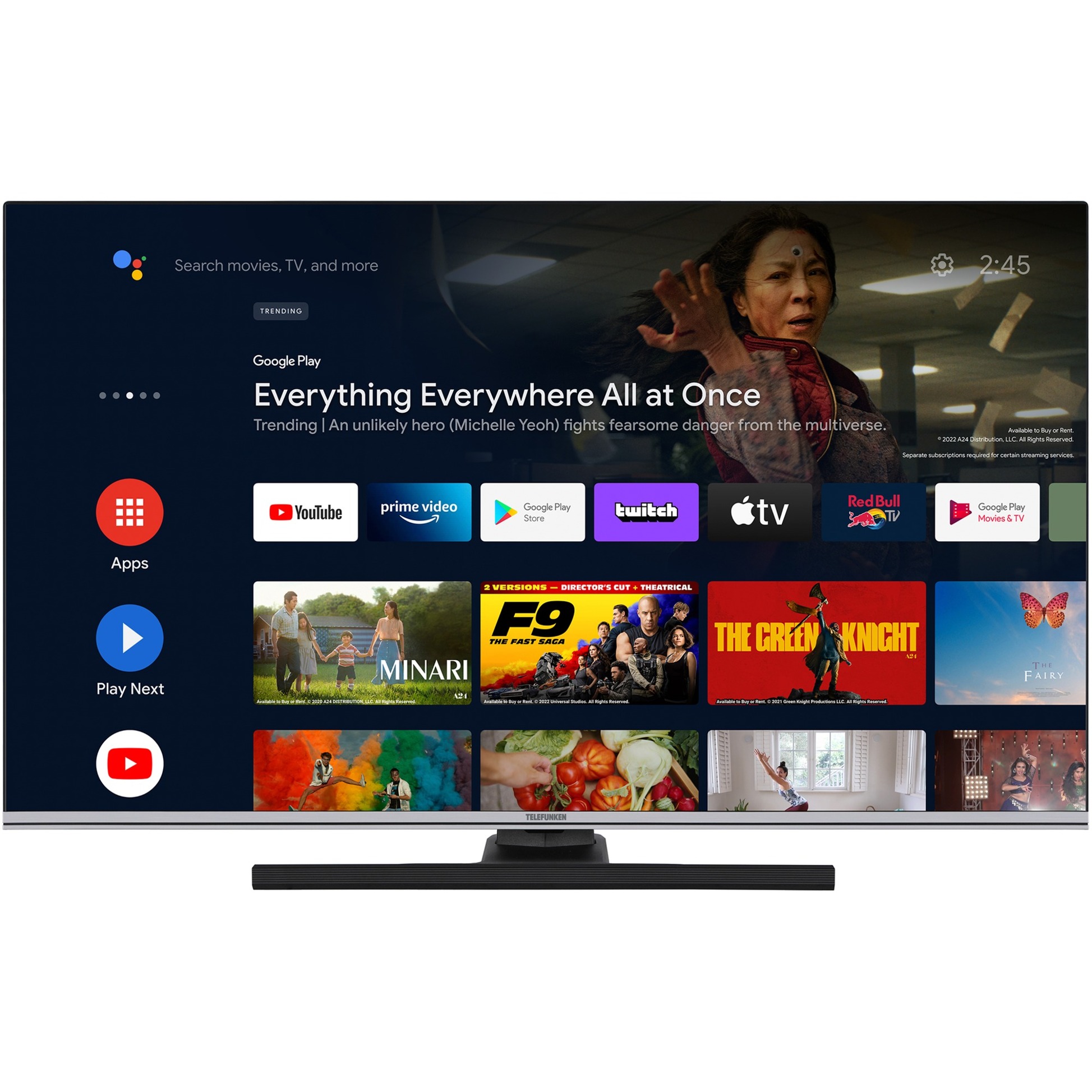 Telefunken QU43AN900M, QLED-Fernseher | 04024862141110 Telefunken QU43AN900M, QLED-Fernseher | 04024862141110