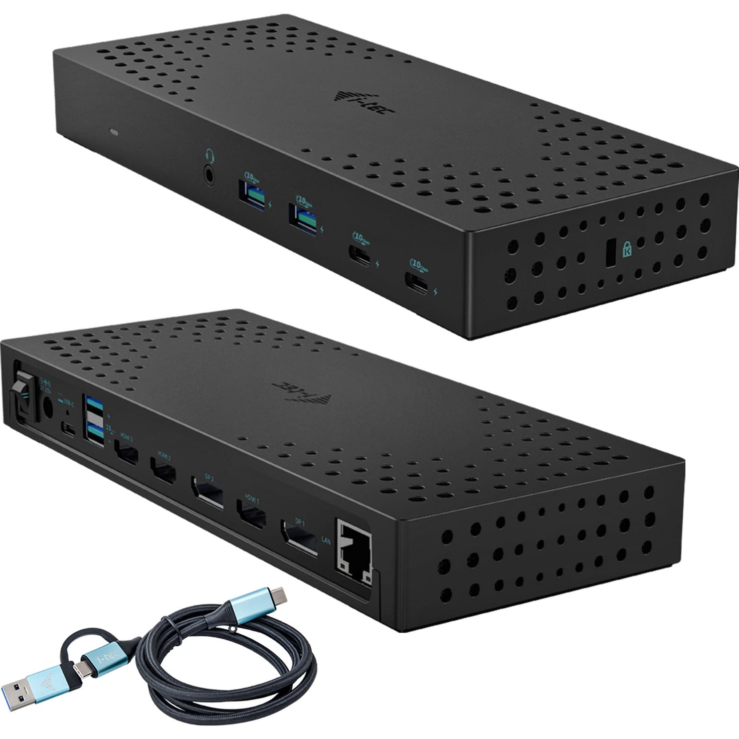 USB 3.0/USB-C/Thunderbolt, Triple 4K Docking Gen 2, Dockingstation