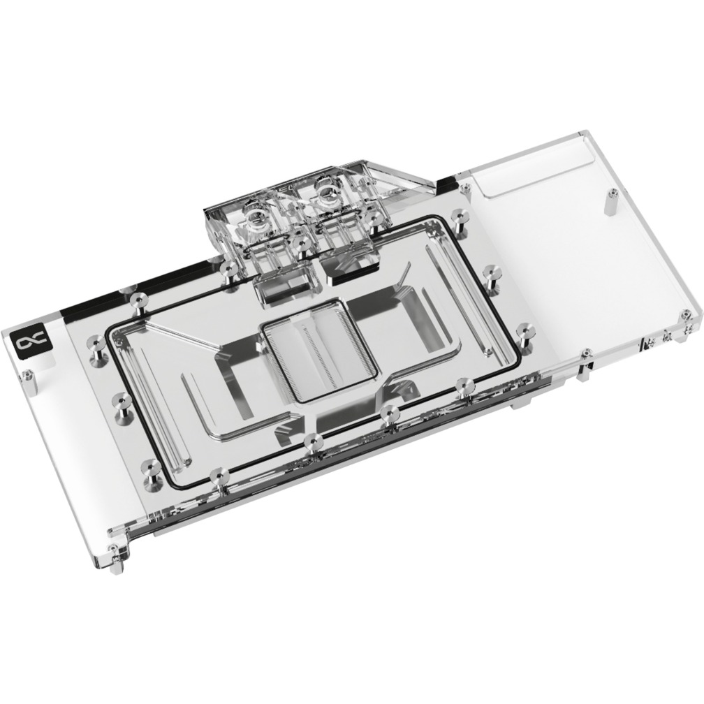 Alphacool Eisblock Aurora Acryl RX 7900XTX/XT Nitro mit Backplate, Wasserkühlung chrom/transparent