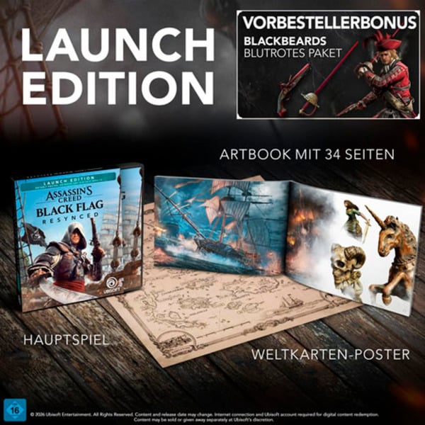 Assassin’s Creed IV Black Flag Resynced Launch Edition, Xbox Series X|S-Spiel
