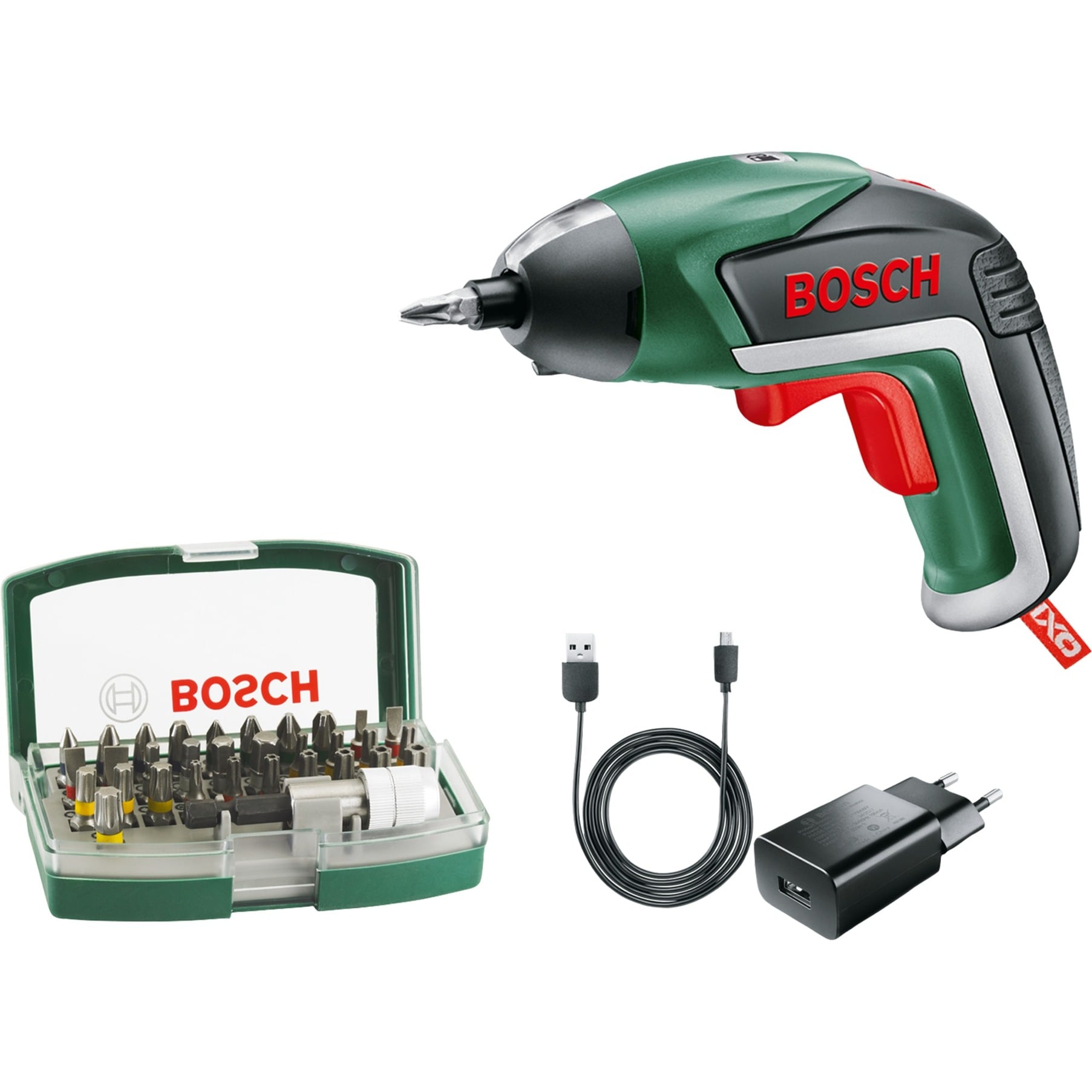Akkuschrauber IXO 5, mit 32-teiligem Bit-Set