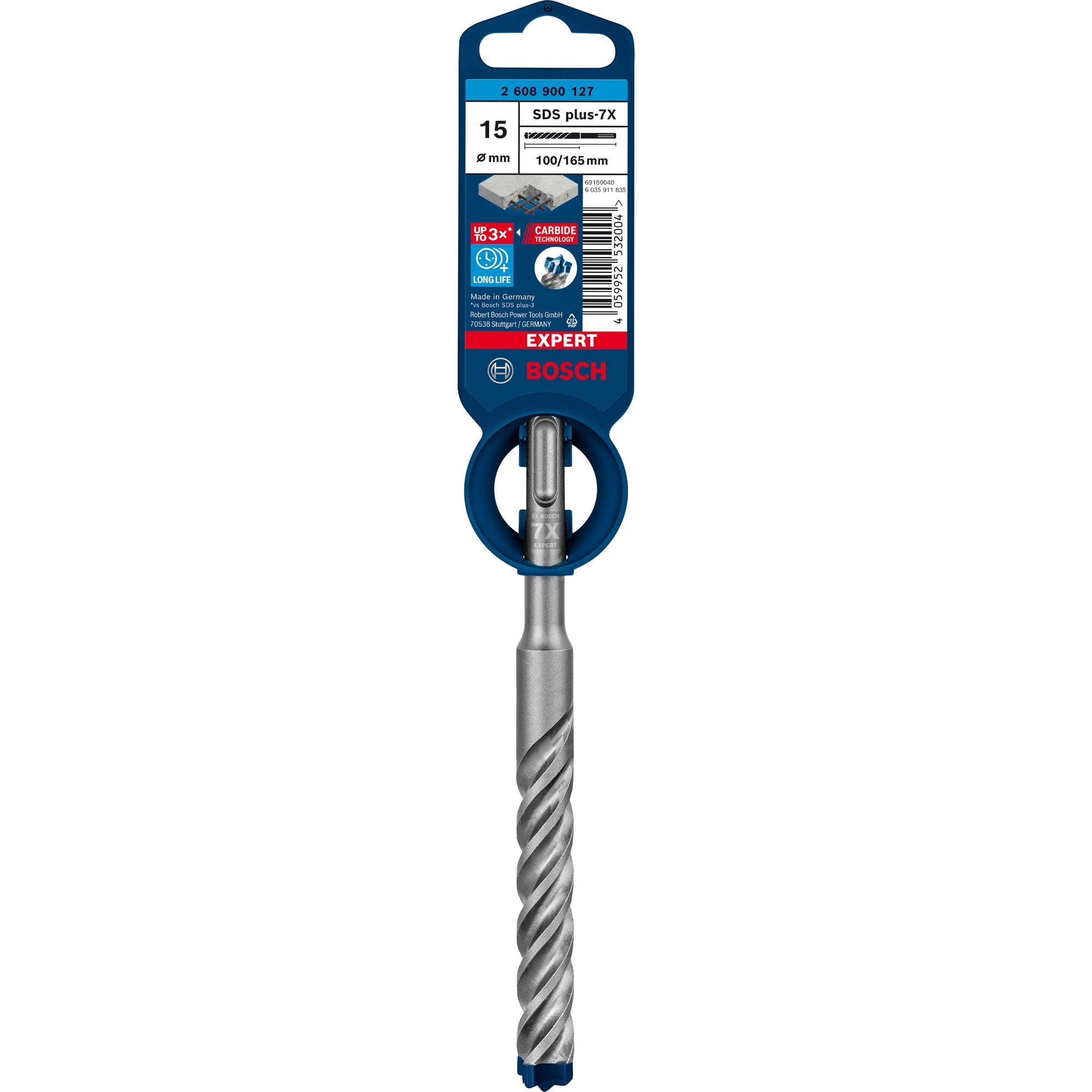 EXPERT Hammerbohrer SDS-plus-7X, Ø 15mm