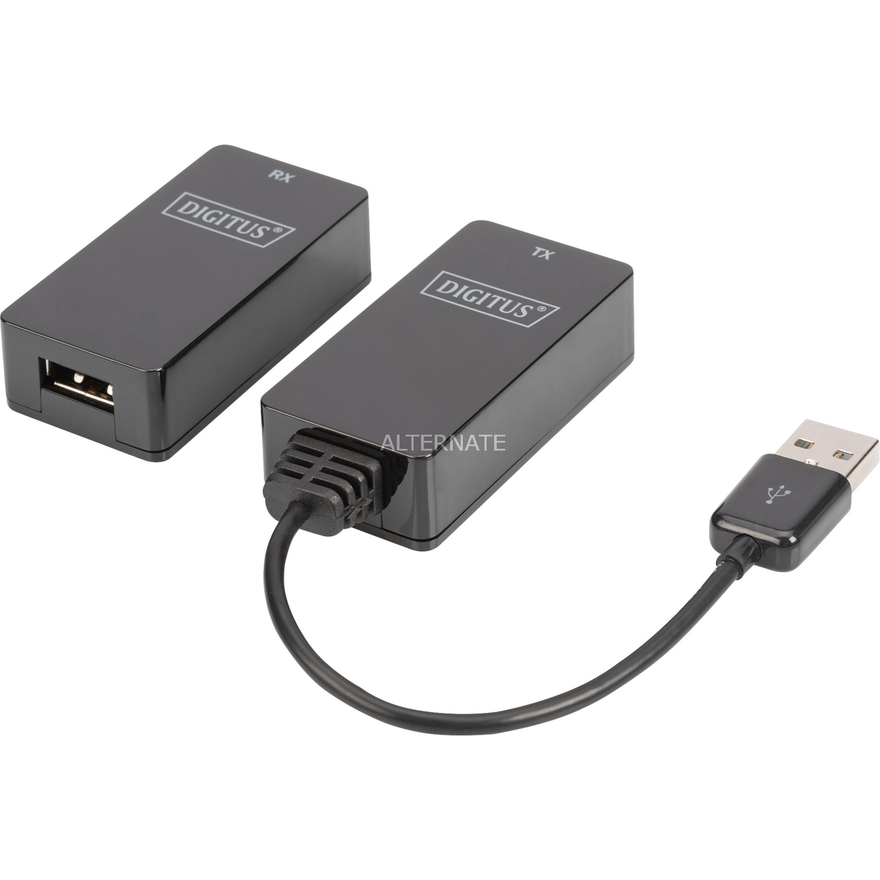 USB 1.1 CAT Extender-Set, 45 Meter, USB-Extender