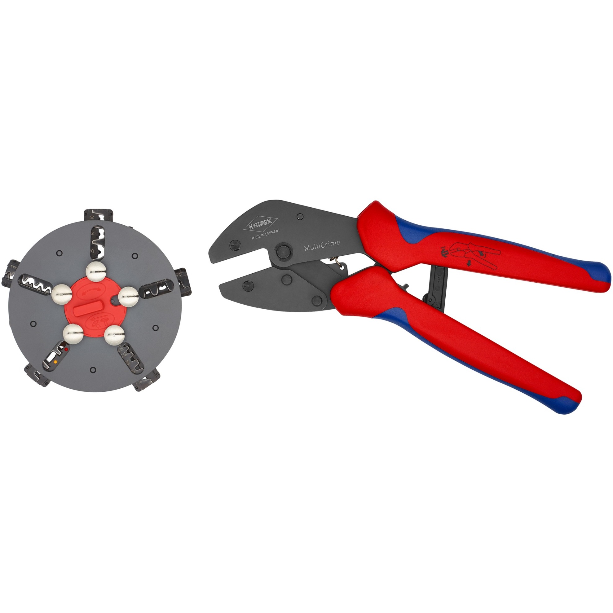 Knipex MultiCrimp 97 33 02, mit Wechselmagazin, Crimpzange | 04003773066934 Knipex MultiCrimp 97 33 02, mit Wechselmagazin, Crimpzange | 04003773066934