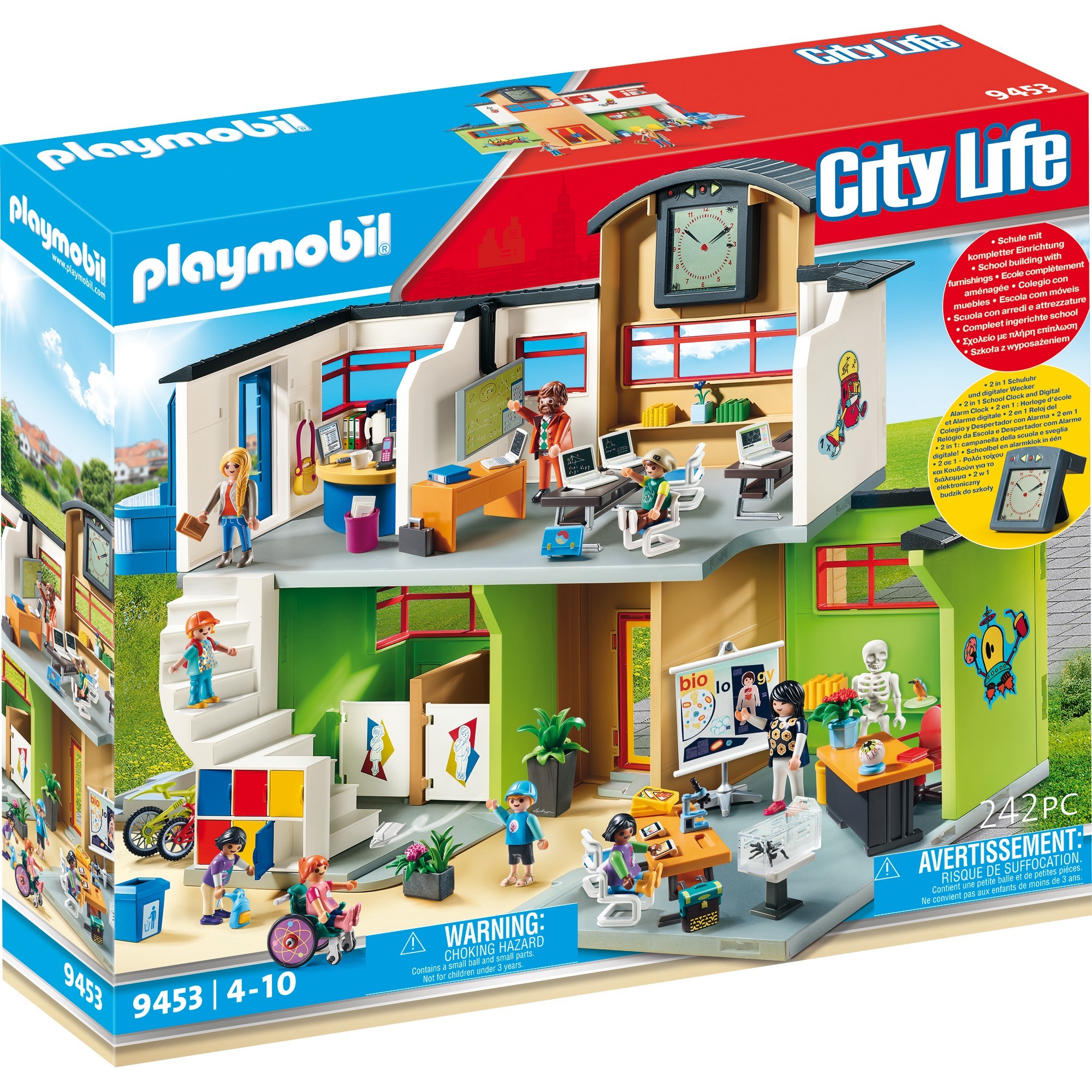 9453 City Life Große Schule mit Einrichtung, Konstruktionsspielzeug