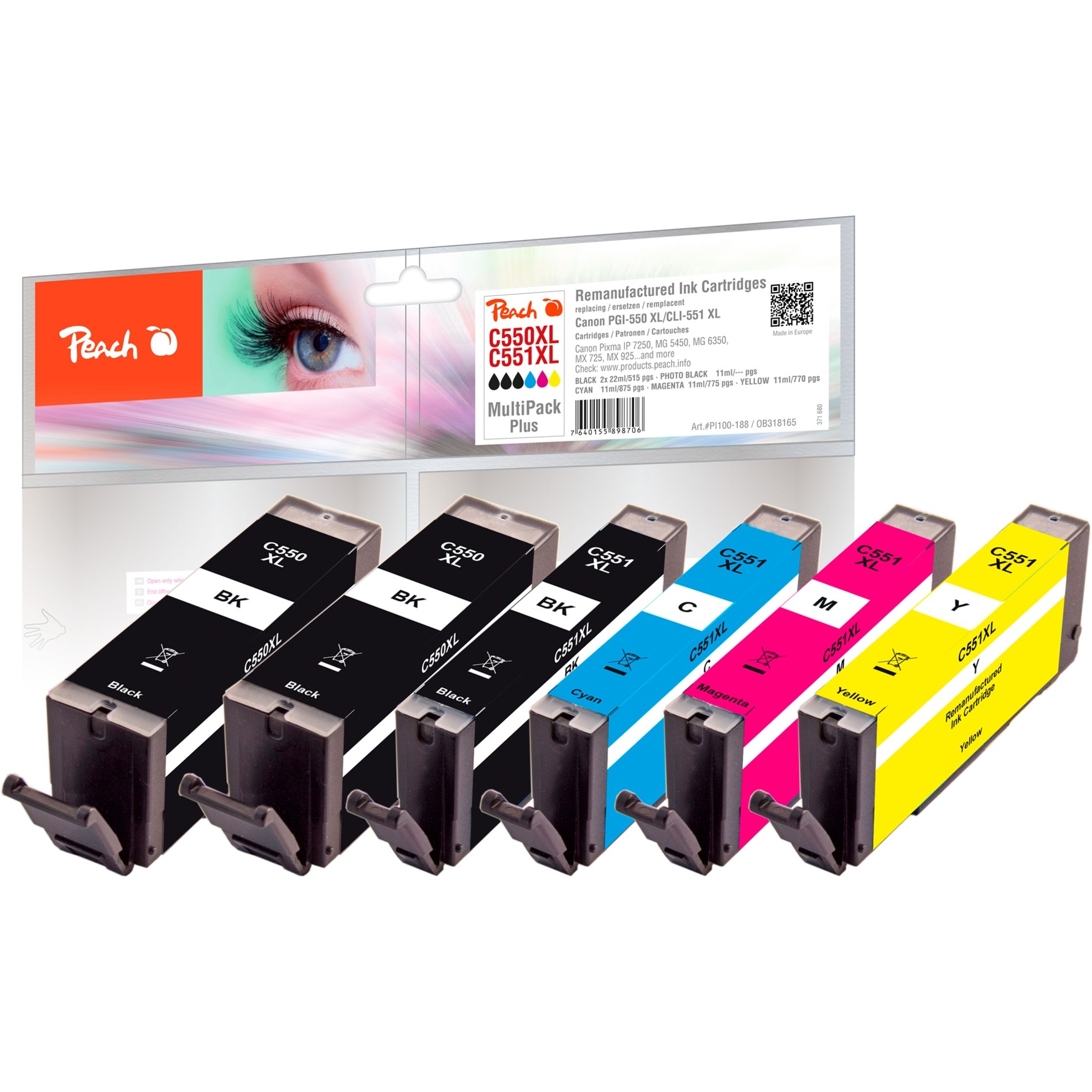 Tinte Spar Pack Plus PI100-188