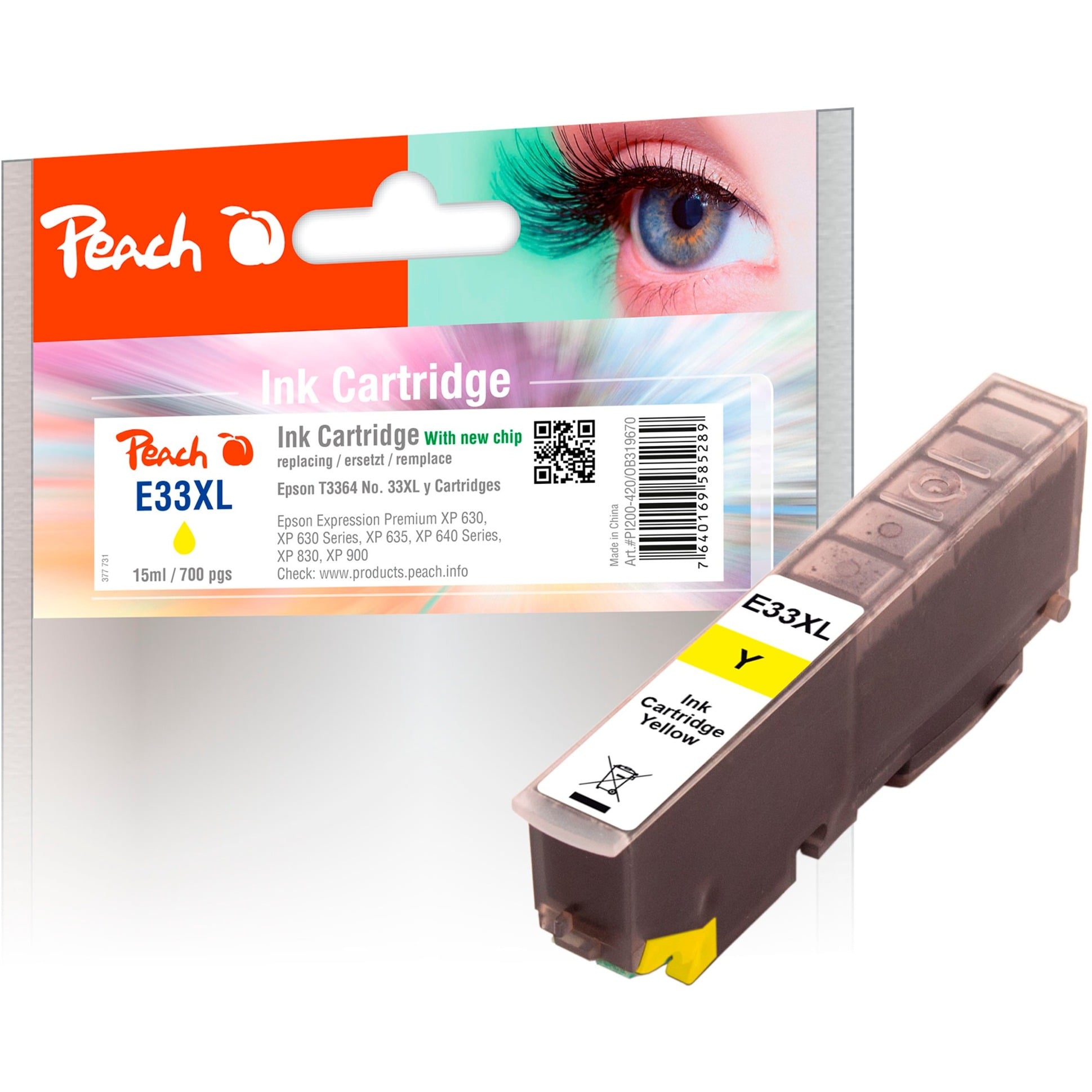 Tinte gelb PI200-420
