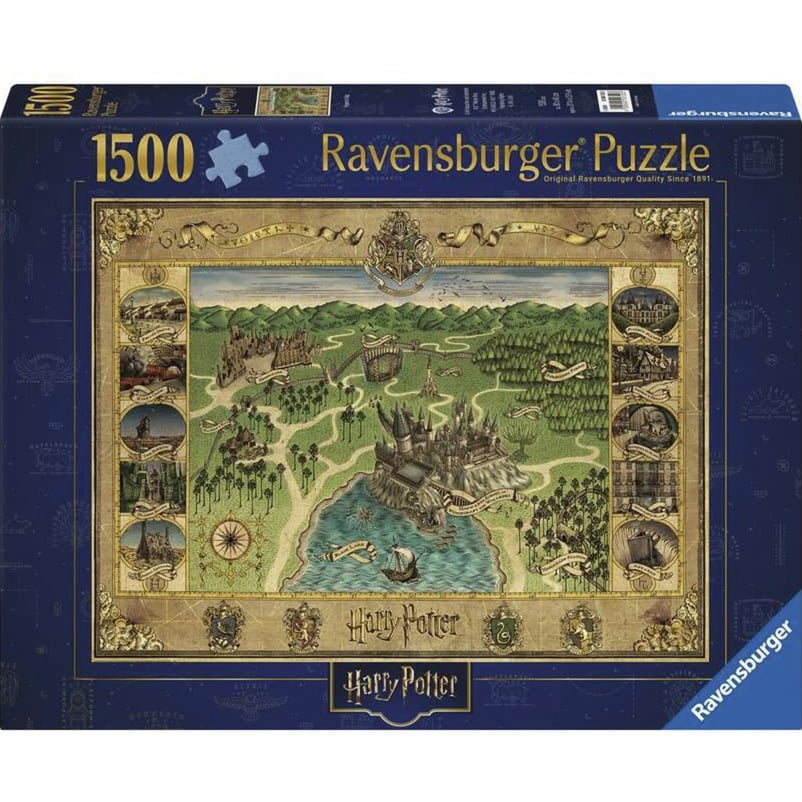 Puzzle Hogwarts Karte