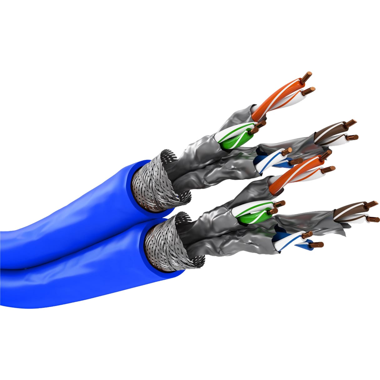 Duplex-Netzwerkkabel Cat.7a S/FTP (PiMF) Dca