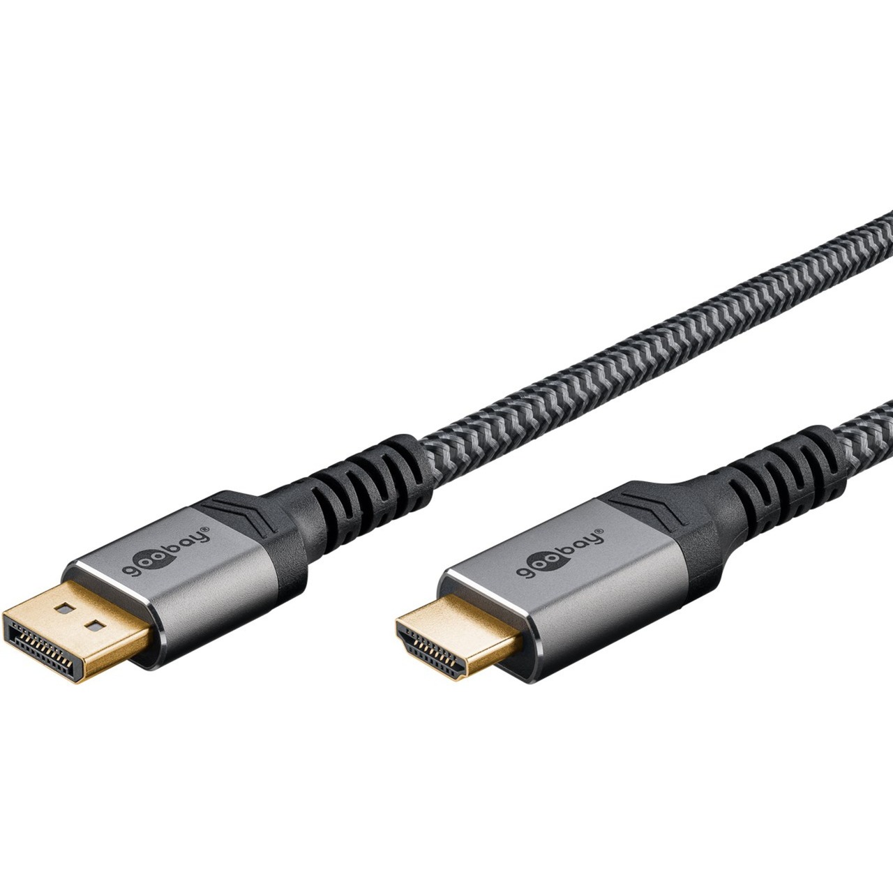 Goobay Plus DisplayPort > HDMI Adapterkabel, 4K @ 60Hz | 04040849652691