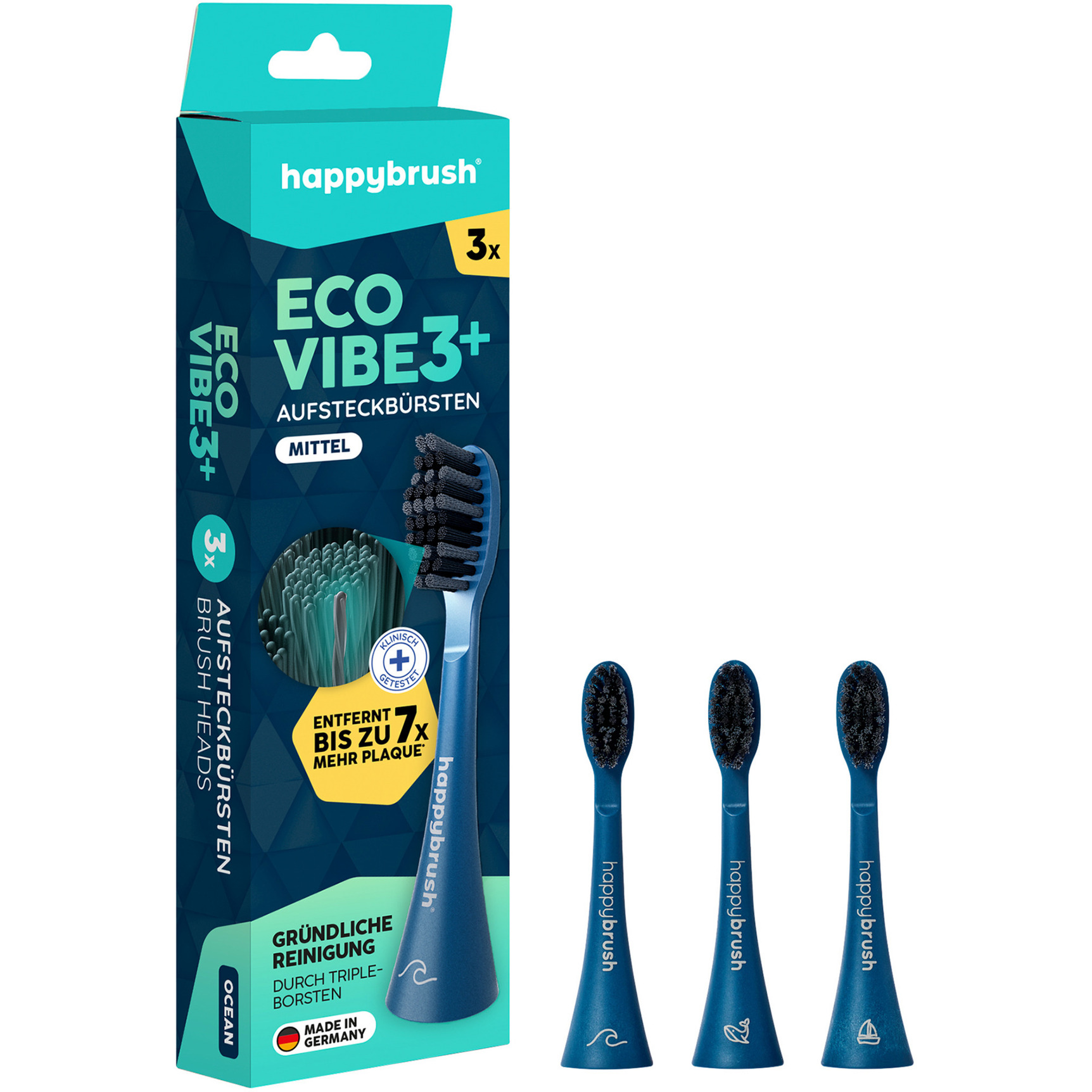 ECO VIBE 3 Auftsteckbürsten, Aufsteckbürste