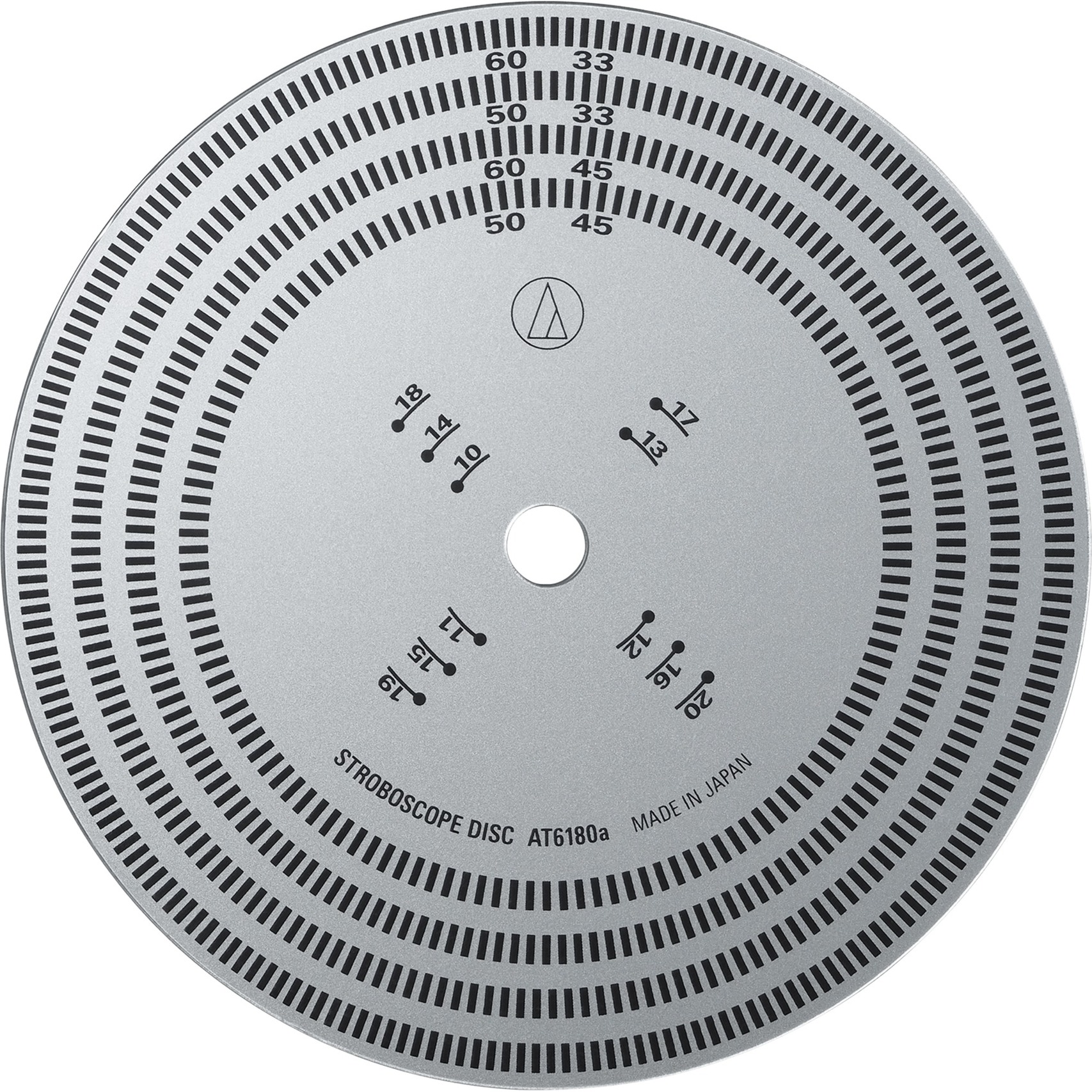 Audio-Technica Stroboskop-Scheibe AT6180a, Messgerät | 04961310140090 Audio-Technica Stroboskop-Scheibe AT6180a, Messgerät | 04961310140090