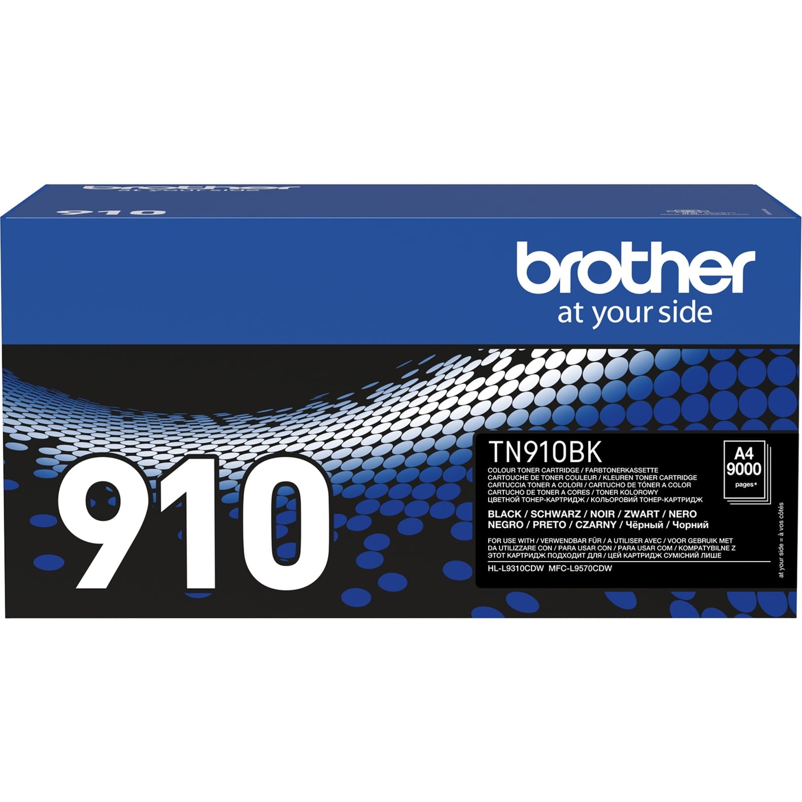 Brother Original TN910BK Toner schwarz 9.000 Seiten (für HL-L9310CDW/T/TT)(TN910BK)