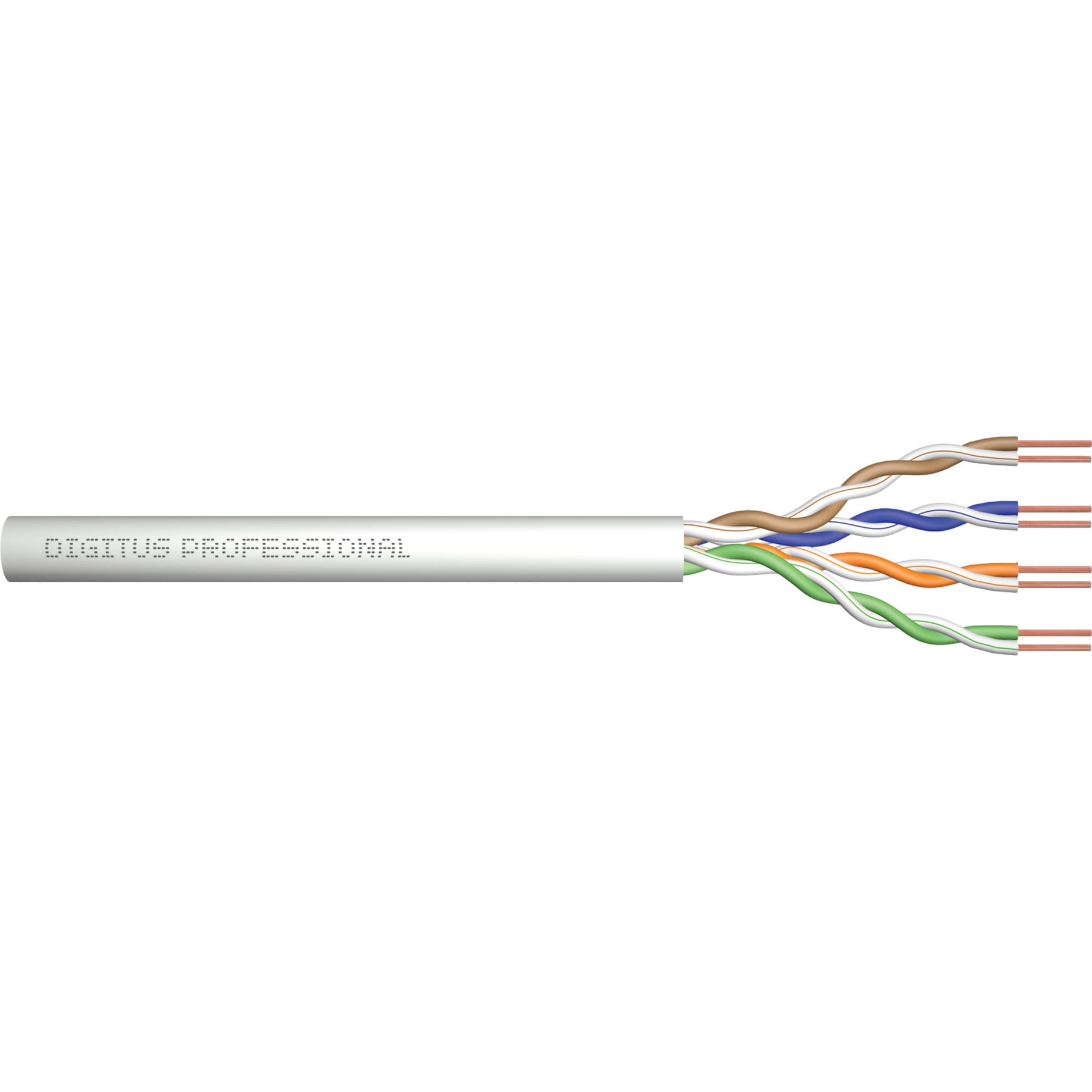 Professional ASSNET100 Cat.5e U/UTP Verlegekabel simplex, Eca