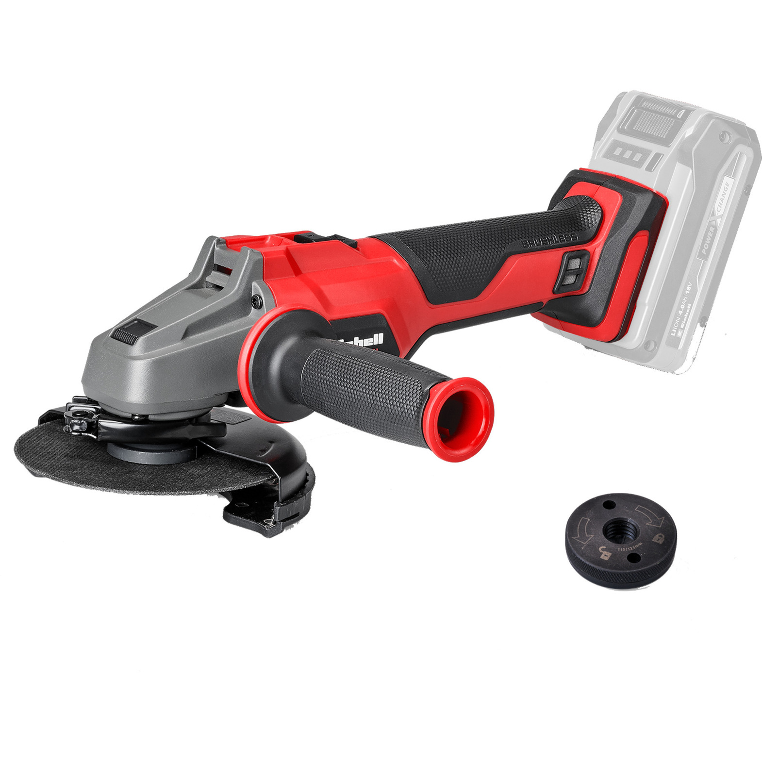 Professional Akku-Winkelschleifer AXXIO 18/125 Q, 18Volt