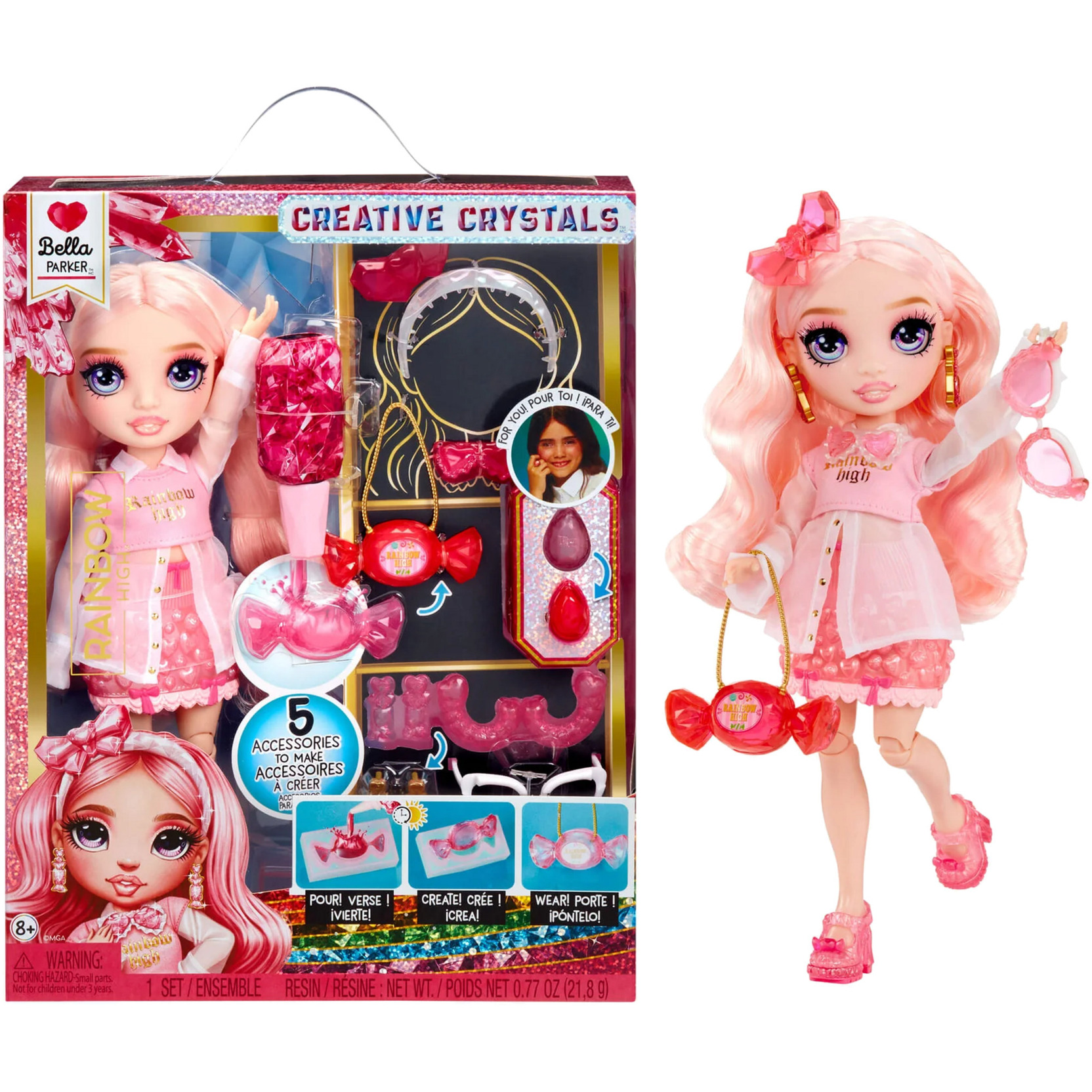 Rainbow High Creative Crystals - Bella, Puppe