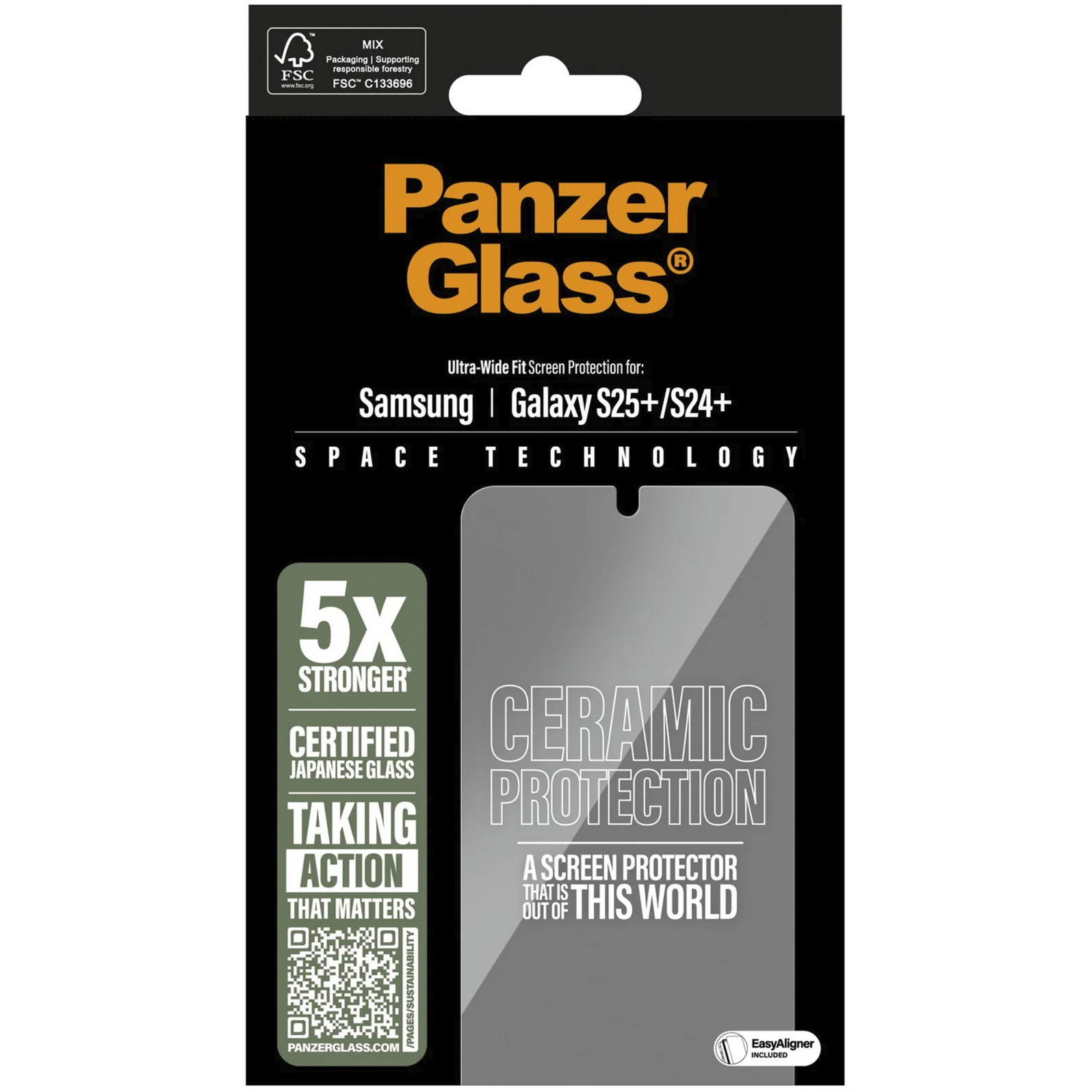 Ceramic Displayschutz Ultra-Wide Fit, Schutzfolie