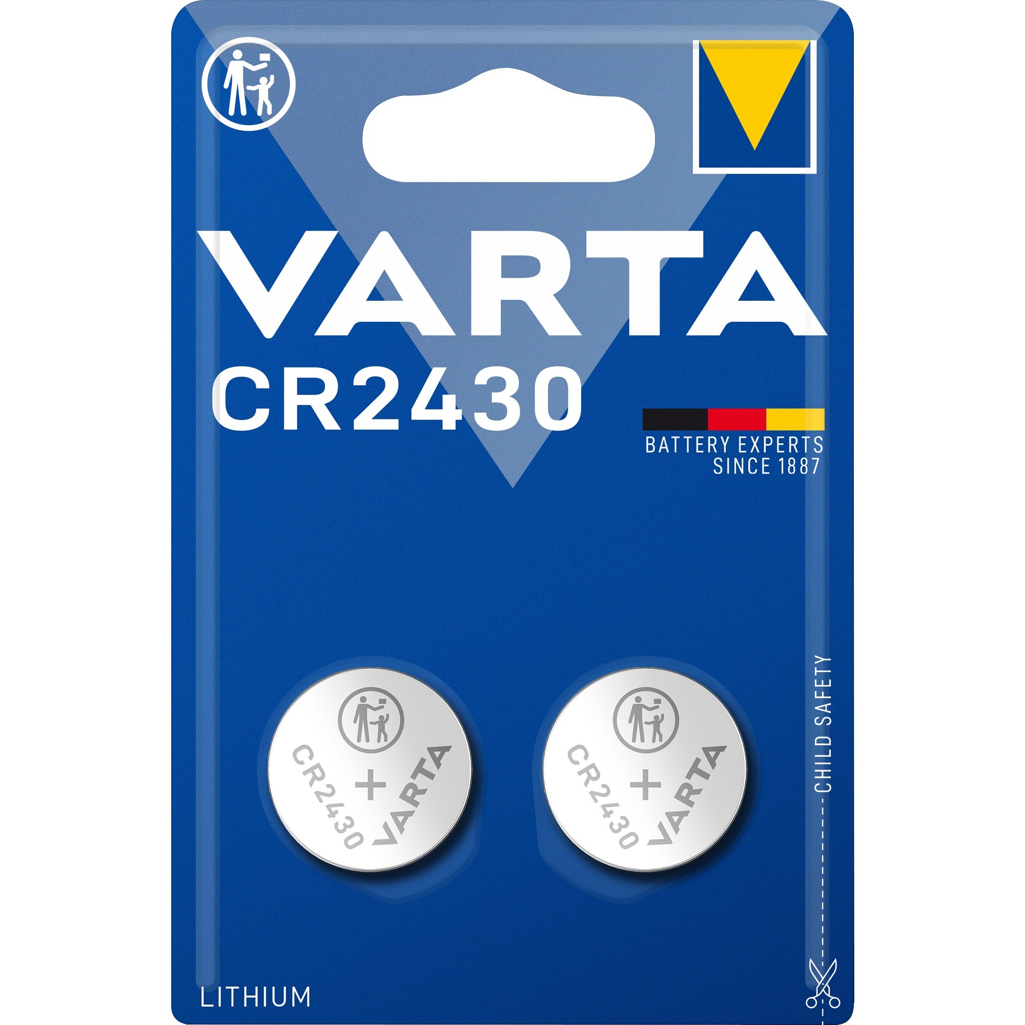 Lithium Coin Knopfzelle CR2430, Batterie