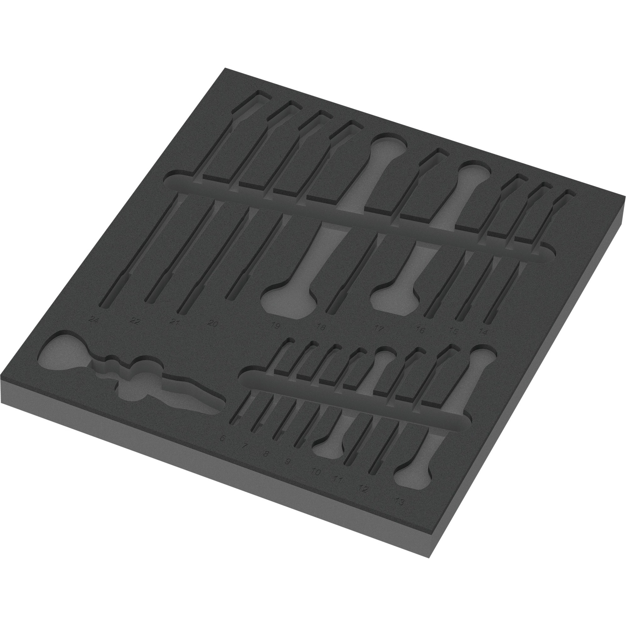 9831 Schaumstoffeinlage für 6003 Joker Set 1, leer