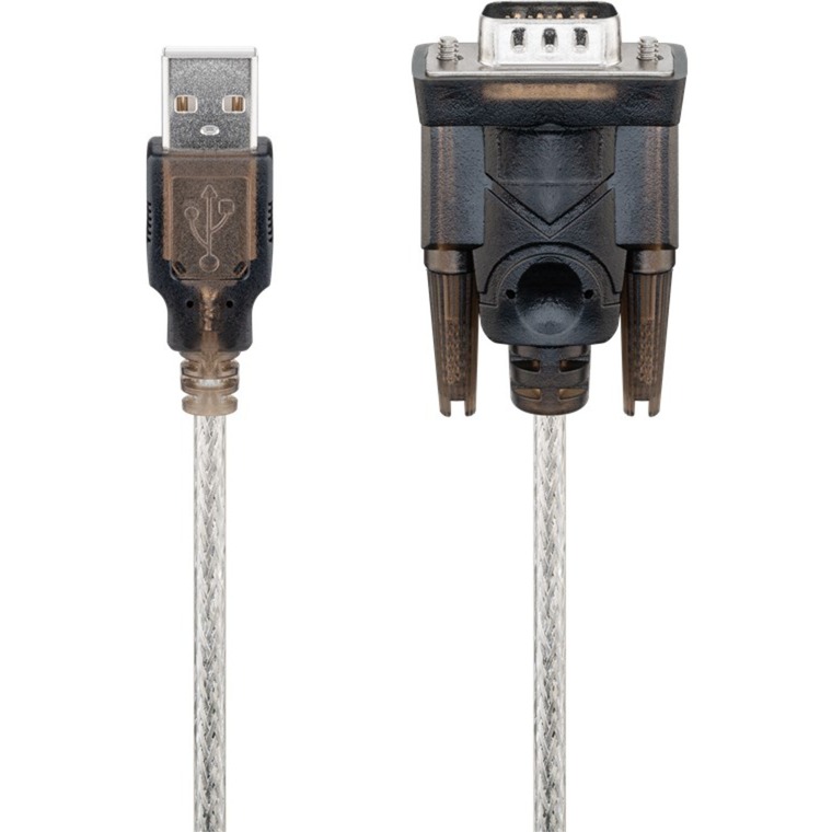USB 2.0 Adapterkabel, USB-A Stecker > Seriell RS-232 Stecker