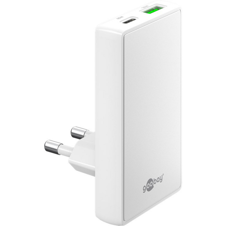 USB-C/A PD GaN 90° Dual-Schnelladegerät