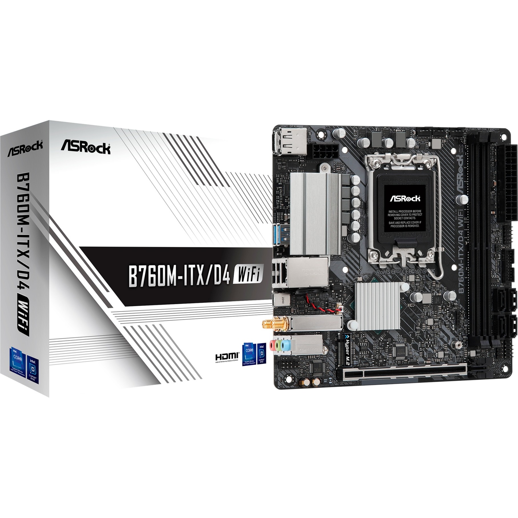 B760M-ITX/D4 WIFI, Mainboard