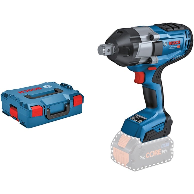 PRO Akku-Schlagschrauber BITURBO GDS 18V-1050 H Professional solo, 18Volt