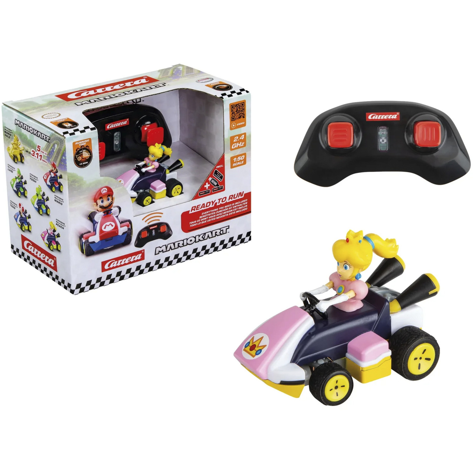 2,4GHz Mario Kart Mini RC - Peach